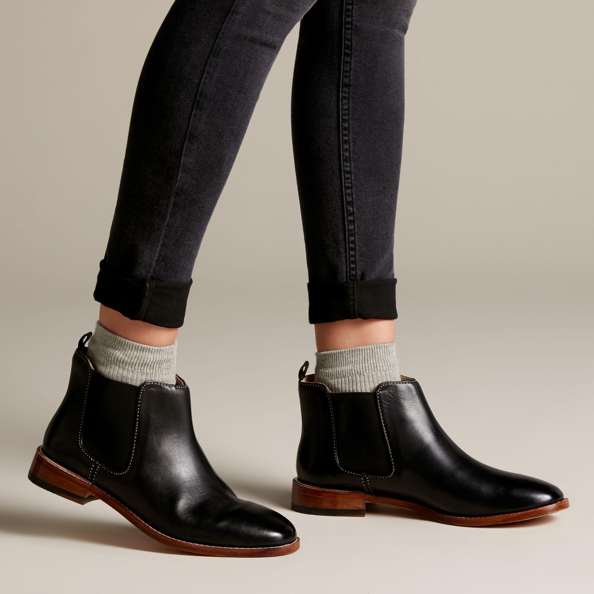 clarks ellis amber boots