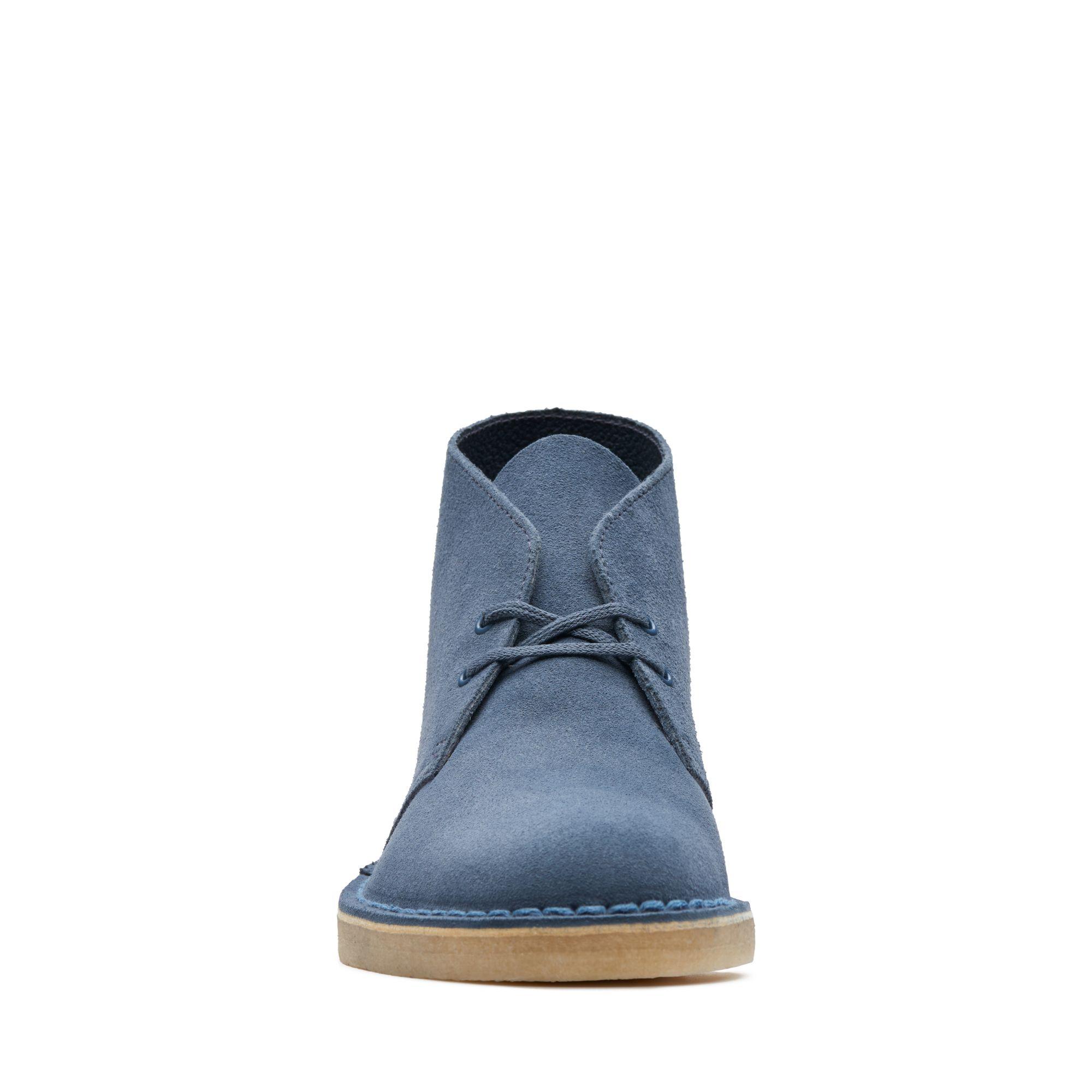 clarks desert boot deep blue