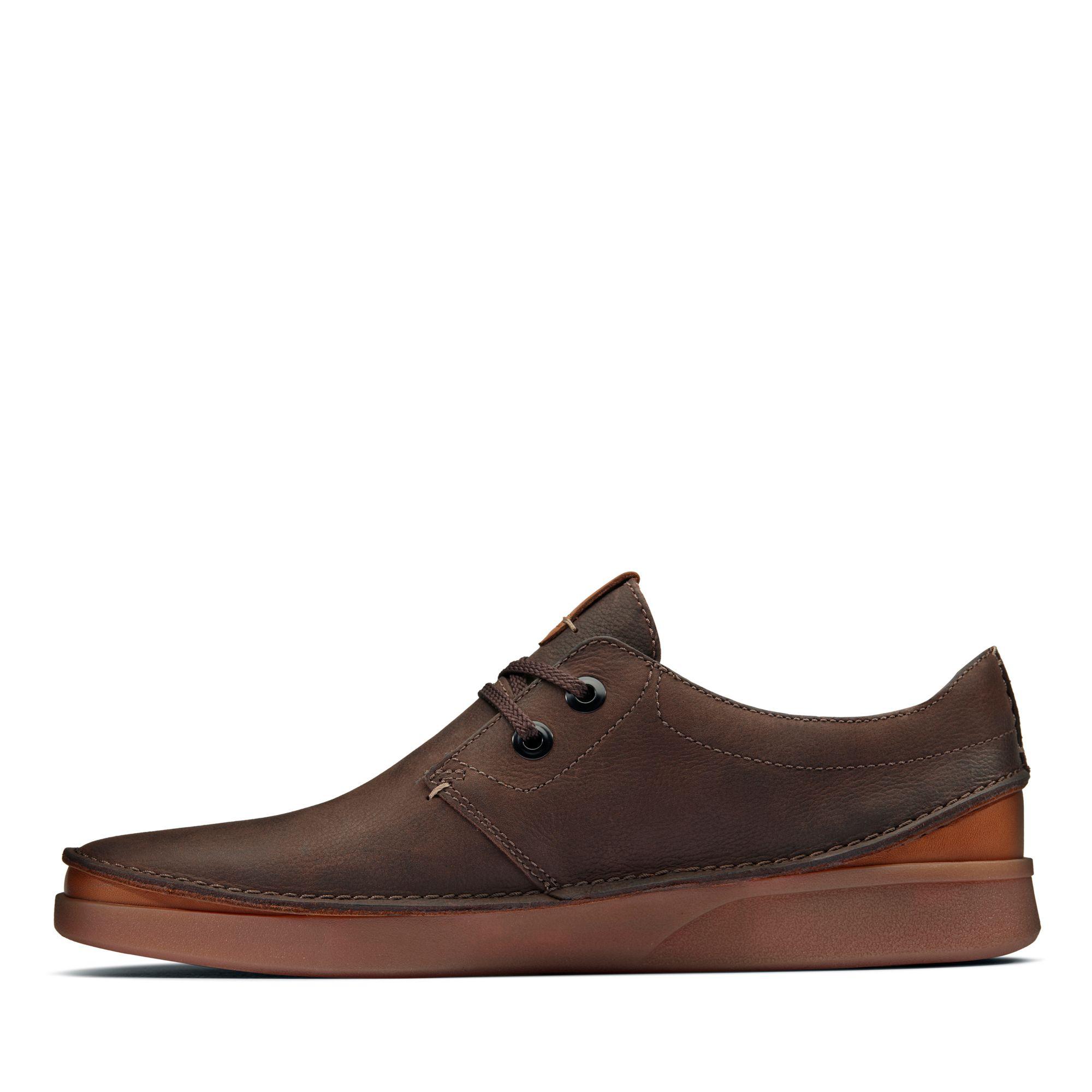 Clarks Oakland Lace in Dark Brown Leather (Brown) for Men | Lyst