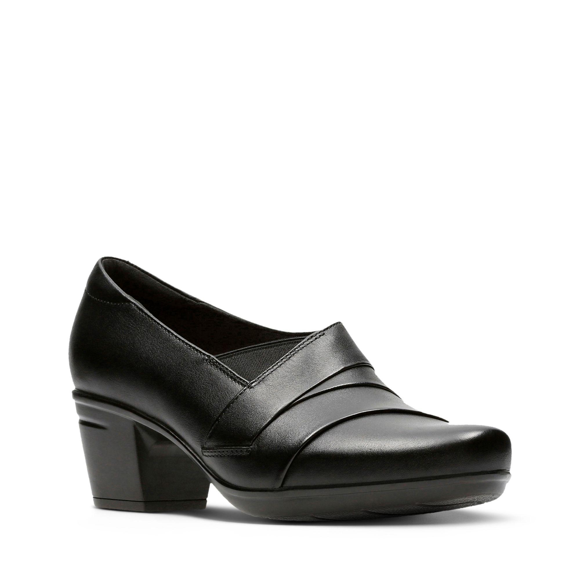 Clarks Leather Emslie Warbler in Black Leather (Black) - Lyst