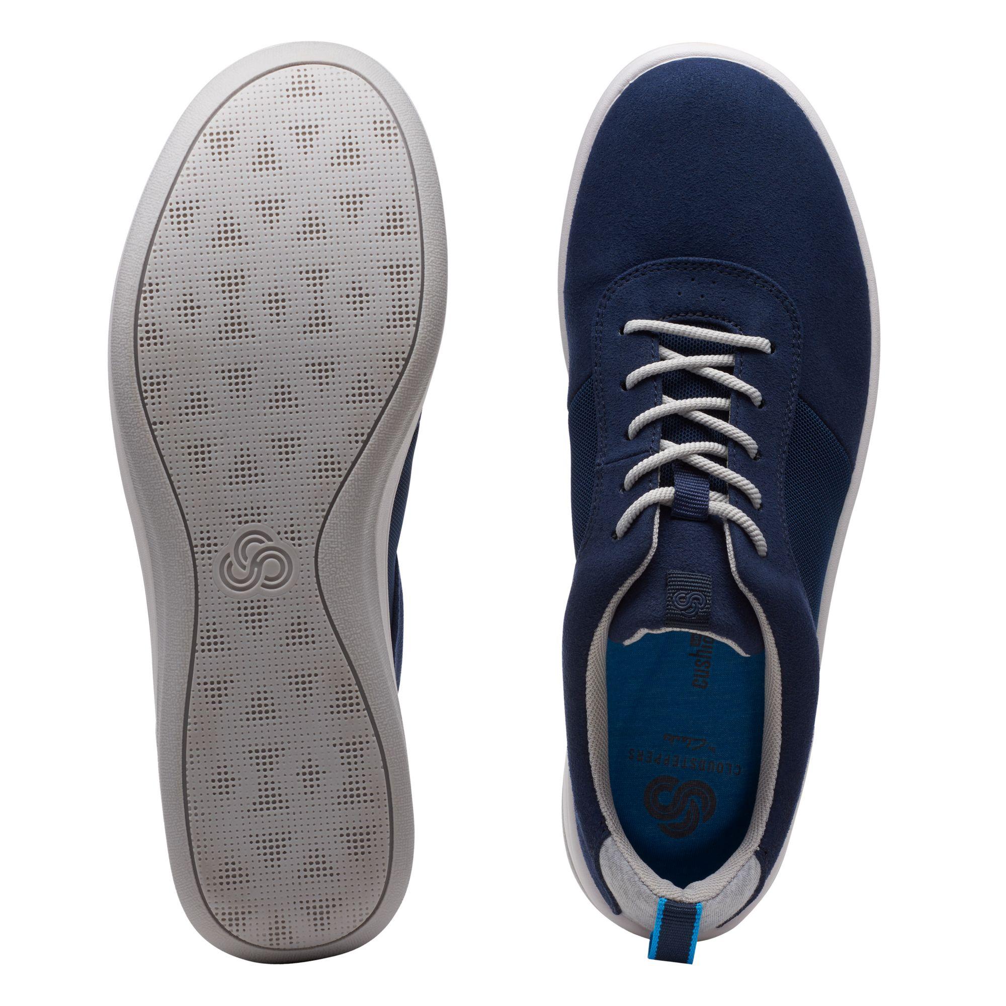 Clarks Arla Step Casual Sneakers in Navy (Blue) - Lyst