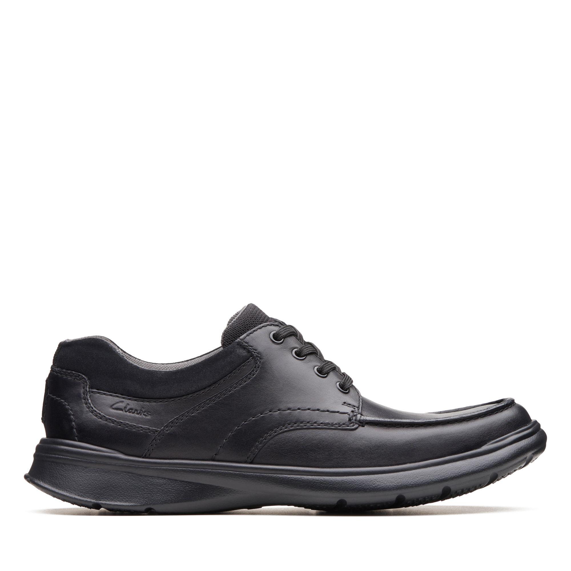 Clarks Leather Cotrell Edge in Black for Men - Lyst