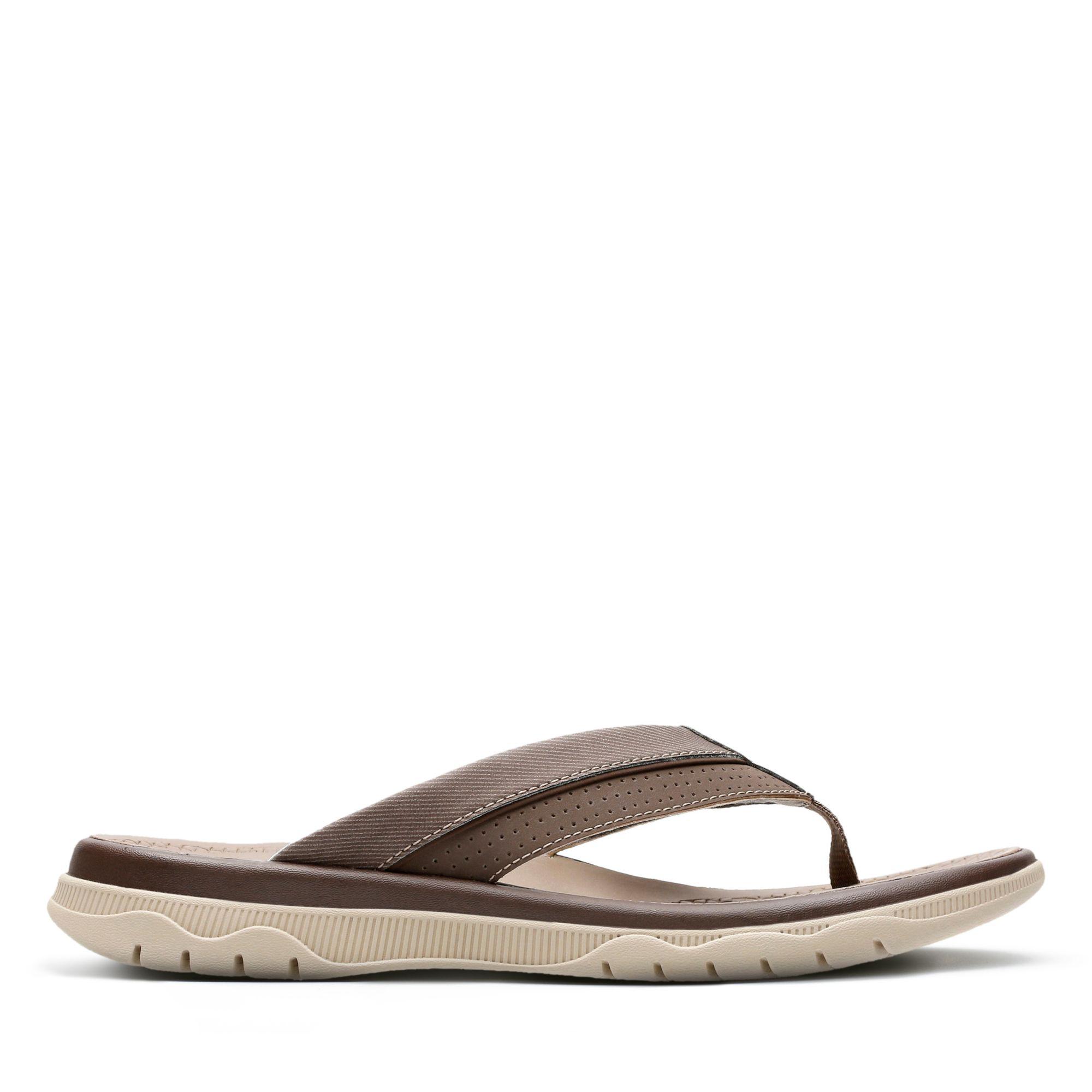 Clarks Synthetic Balta Sun Cloudsteppers Sandals in Dark Brown (Brown) for  Men - Lyst