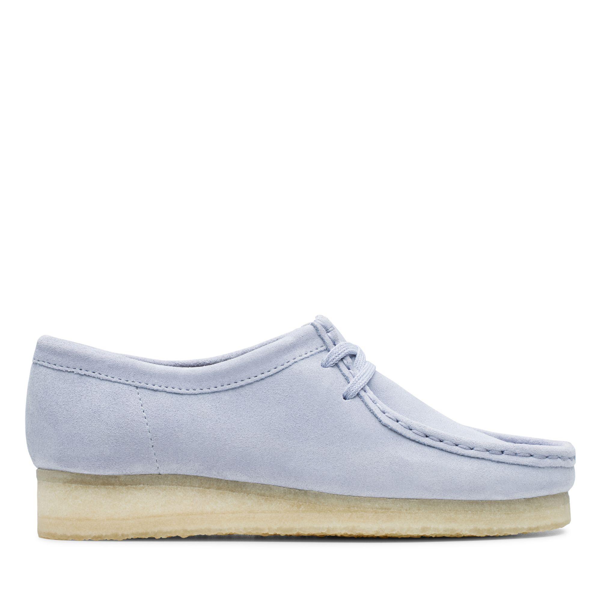 clarks wallabee cool blue