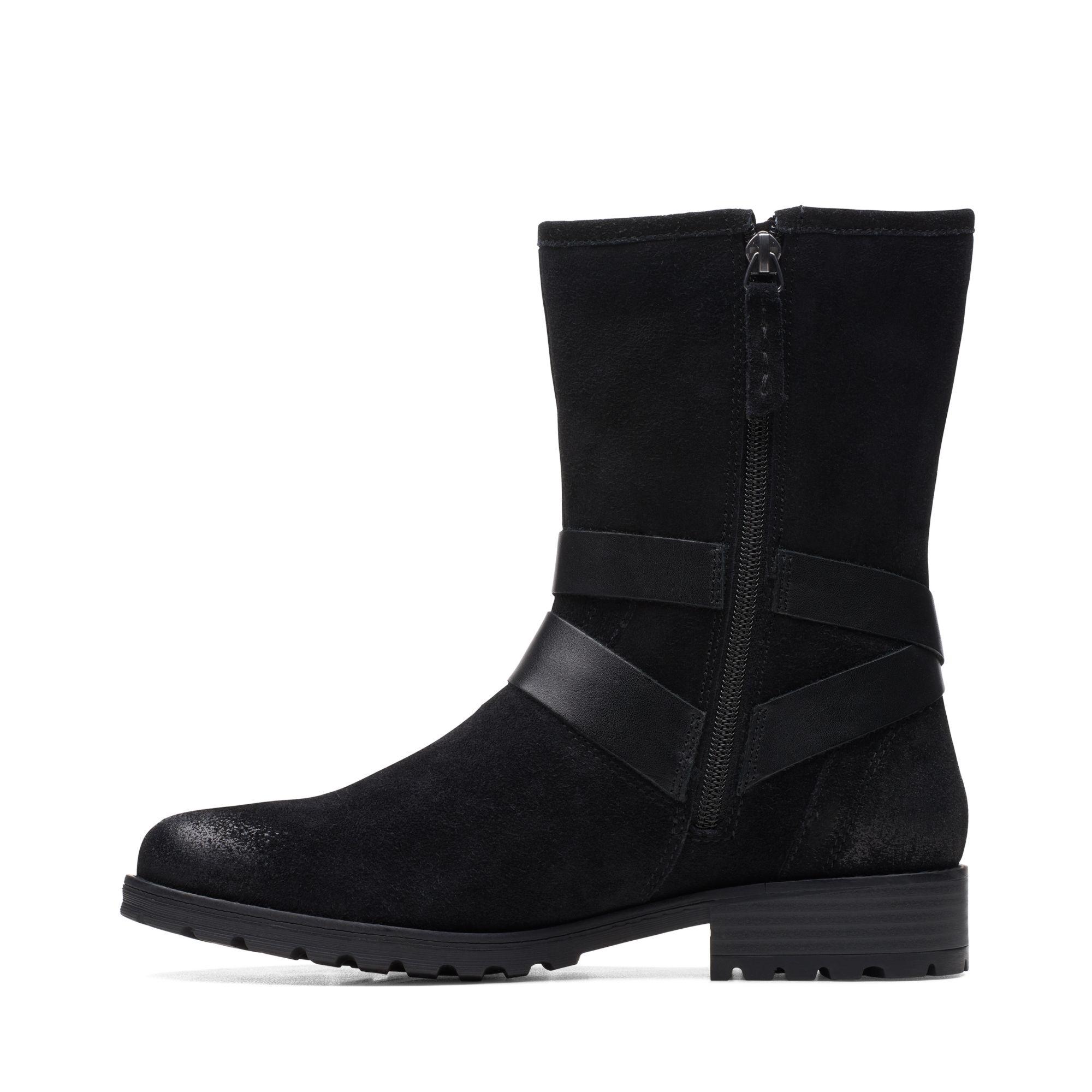 Clarks Clarkwell Mid in Black | Lyst