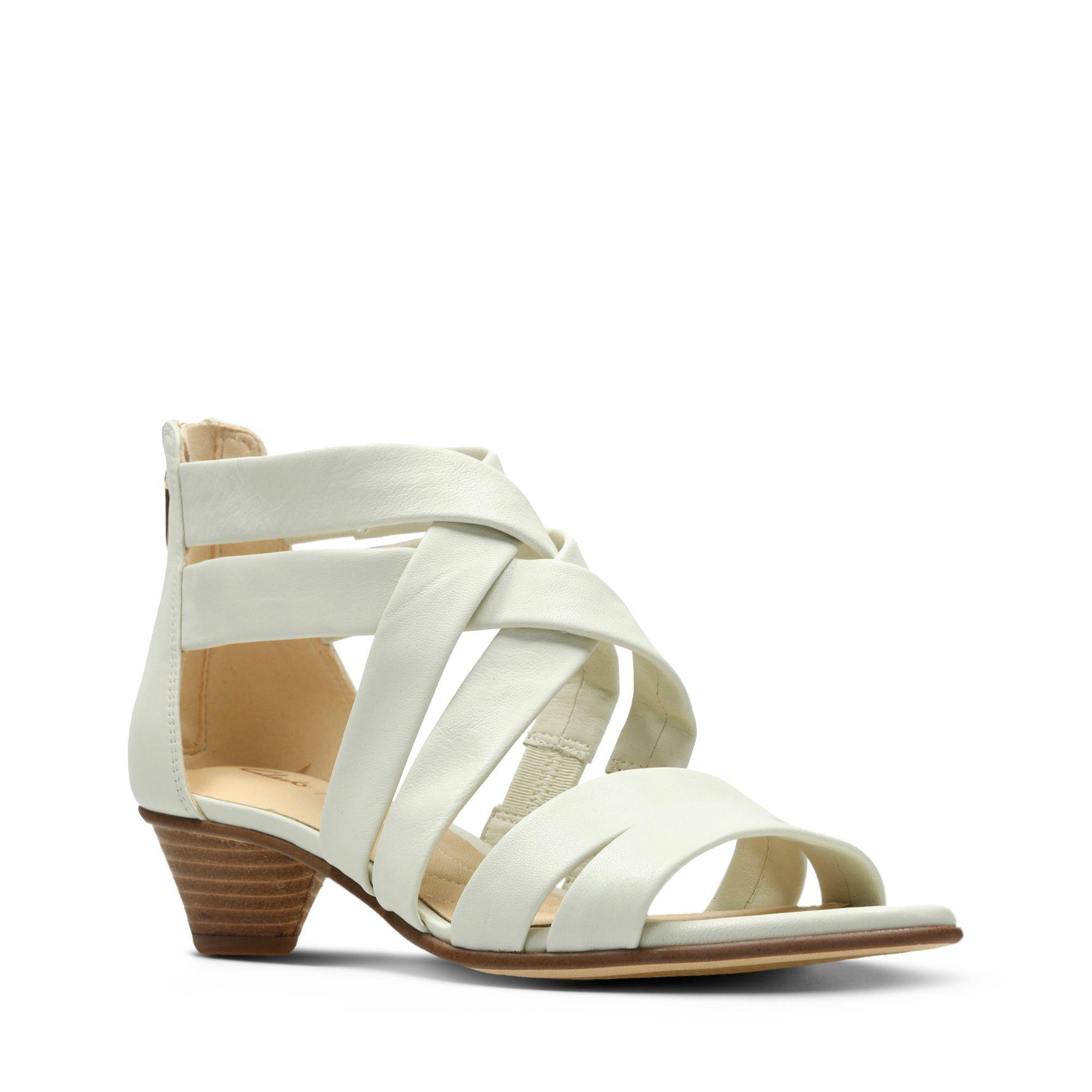 clarks mena silk strappy sandals
