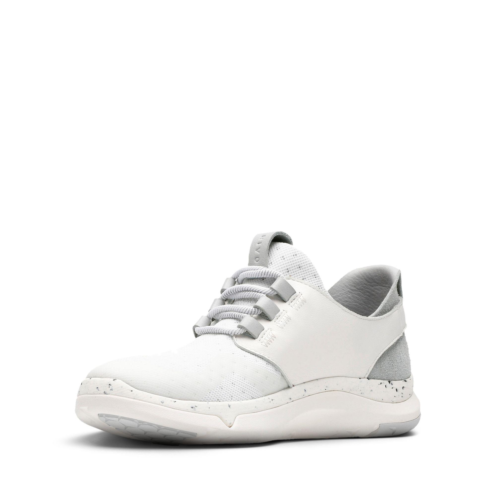 Clarks Leather Privo Motion in White/Grey (White) for Men - Lyst
