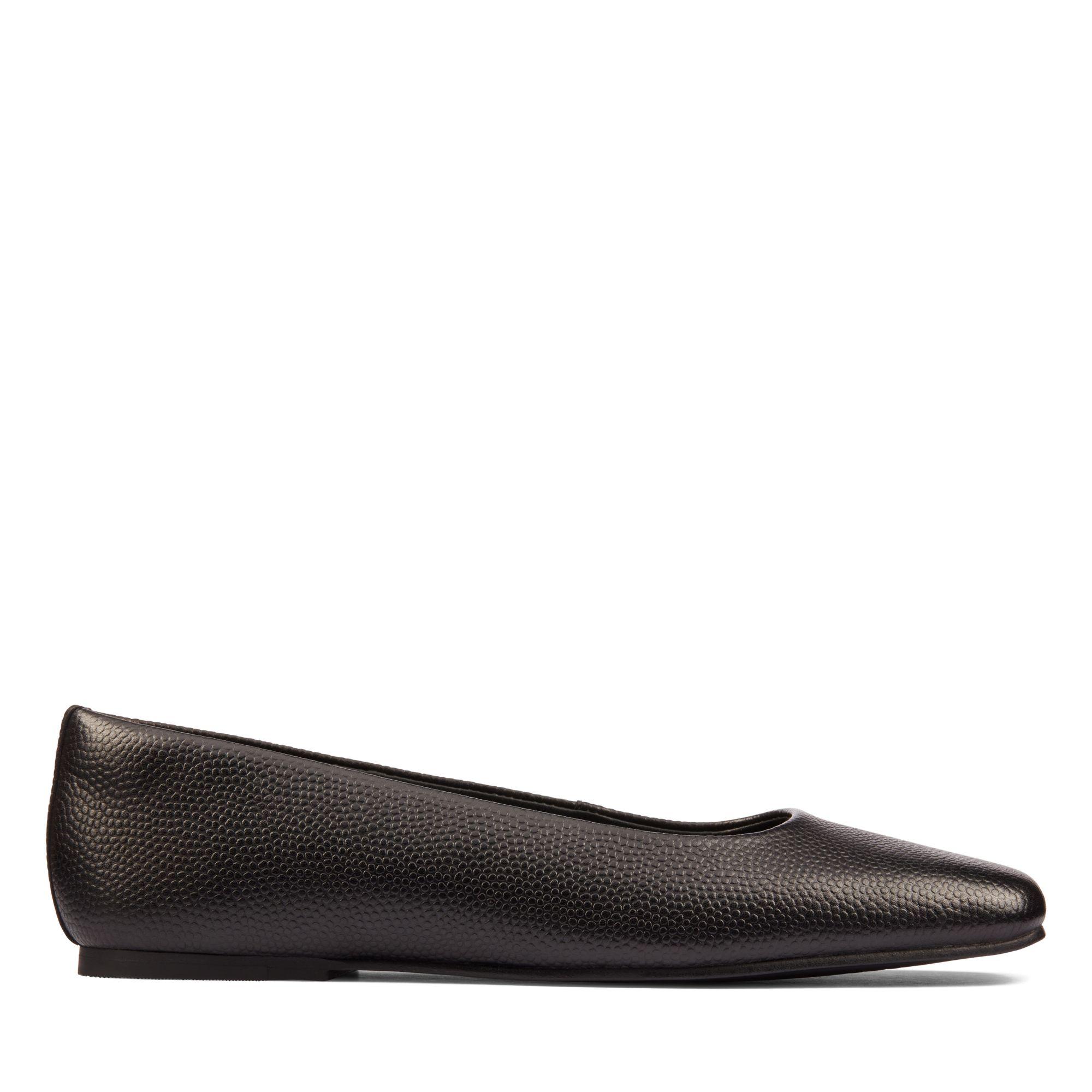 Clarks Leather Pure Ballet 2 in Black 