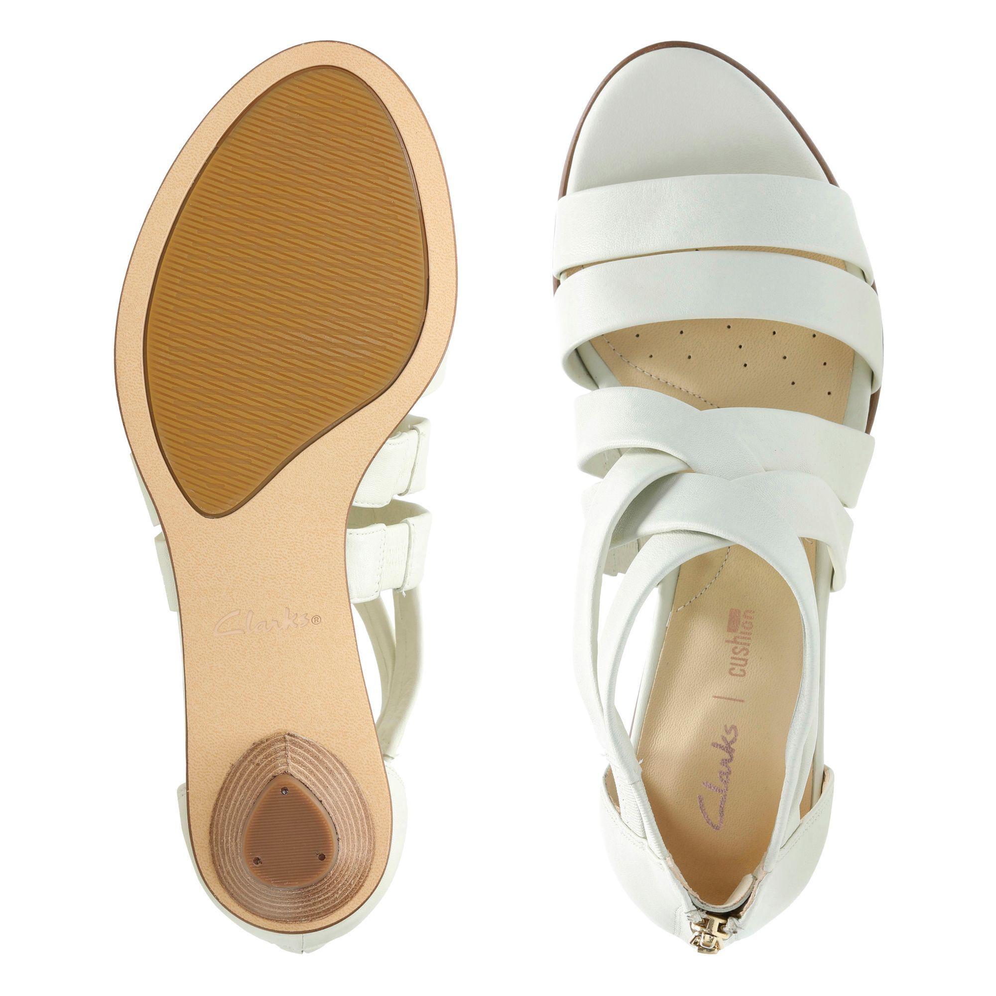 clarks mena silk white