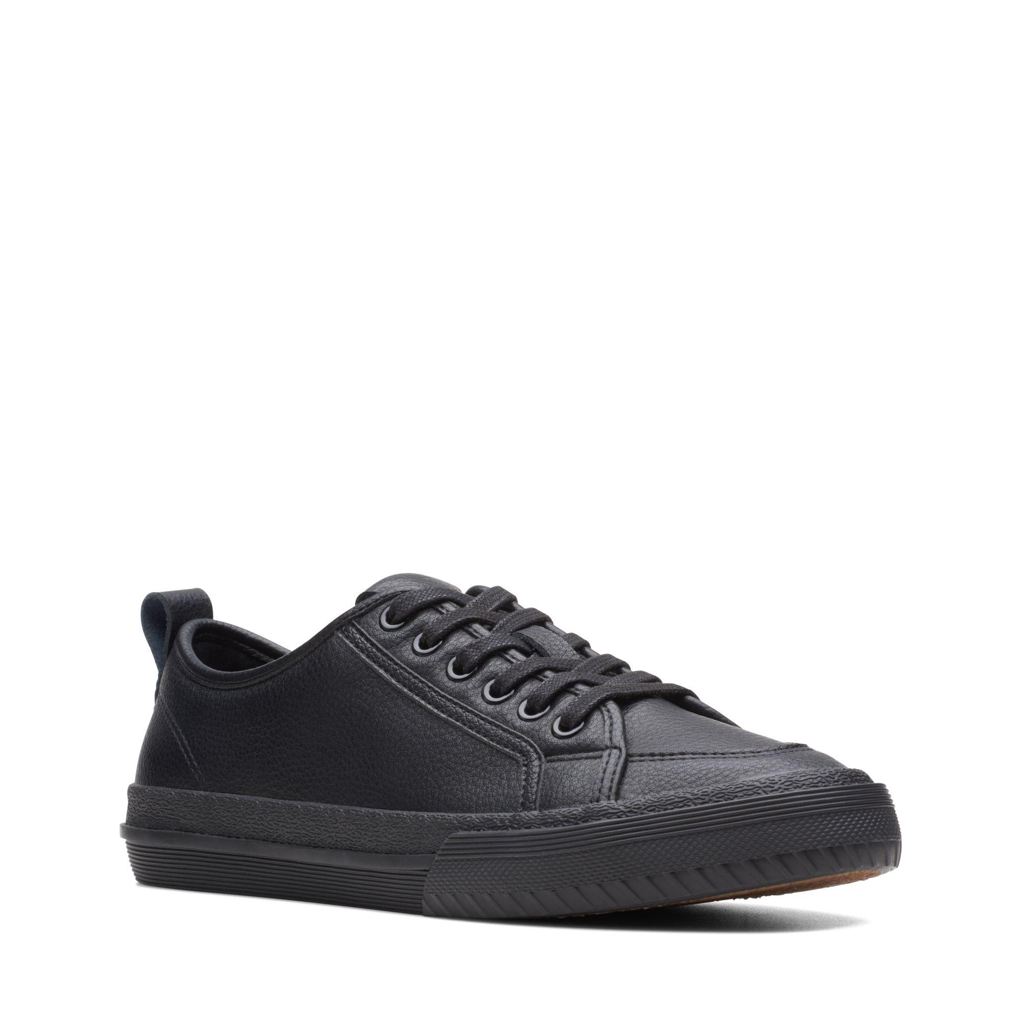 Clarks Roxby Lace in Black Leather (Black) | Lyst