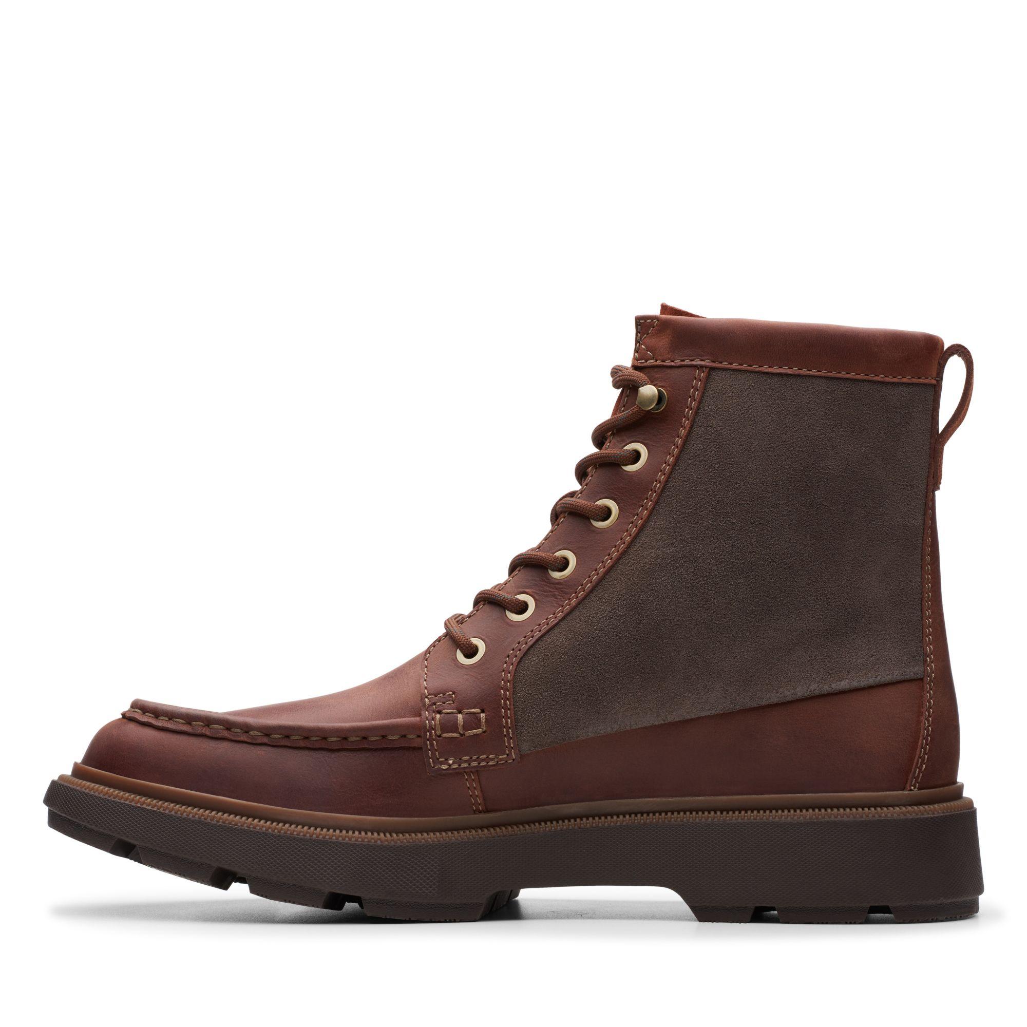 Clarks Leather Dempsey Peak in Mahogany Leather (Brown) for Men - Lyst