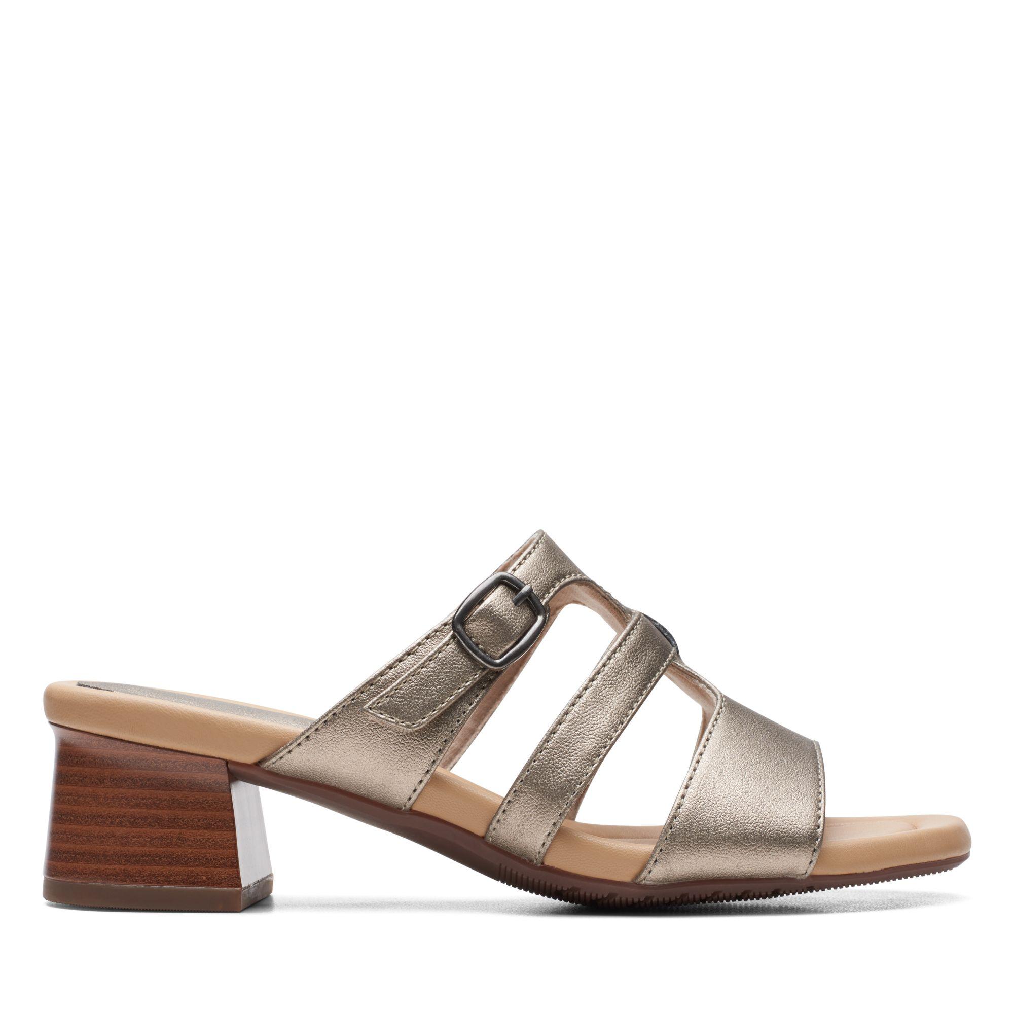 Clarks Desirae Palm in Brown Lyst