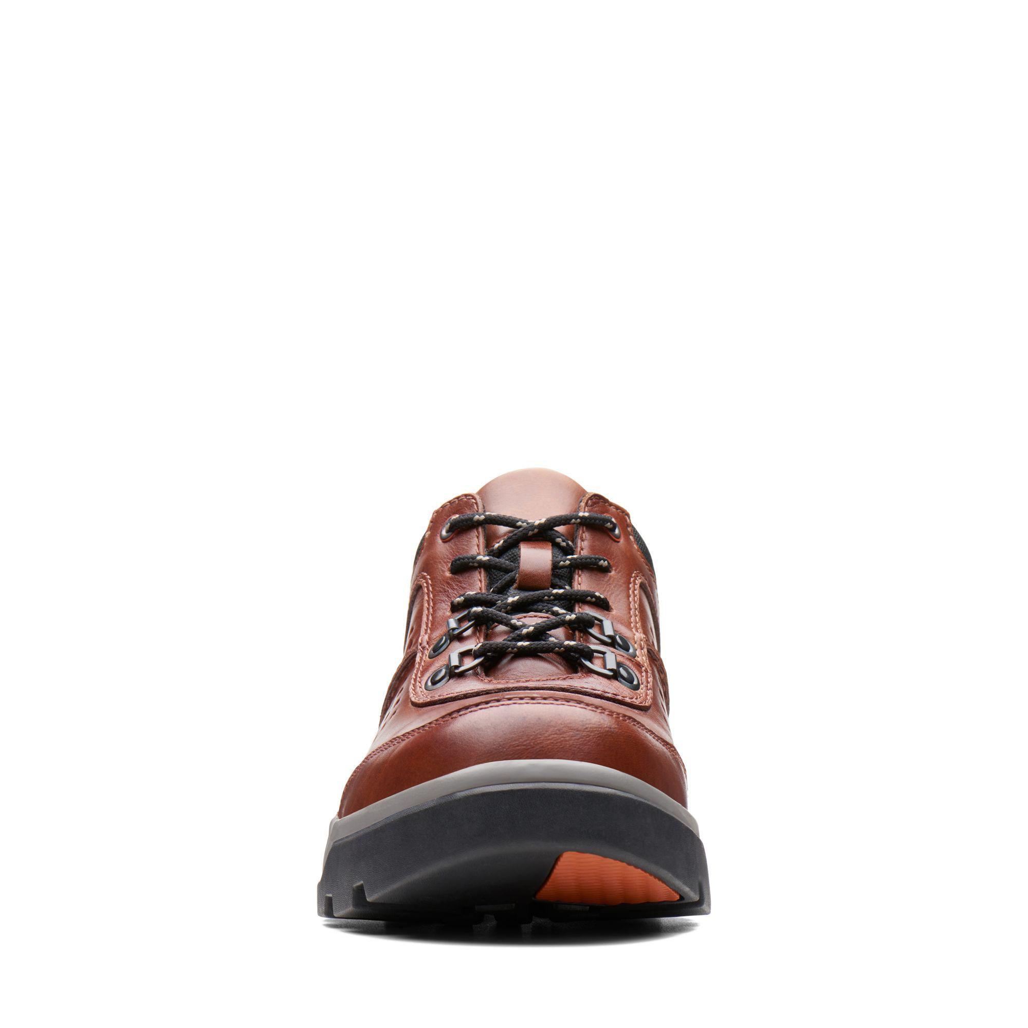 Clarks S Un Atlas Logtx Leather Lace-up Shoes in Dark Tan Leather (Brown)  for Men | Lyst