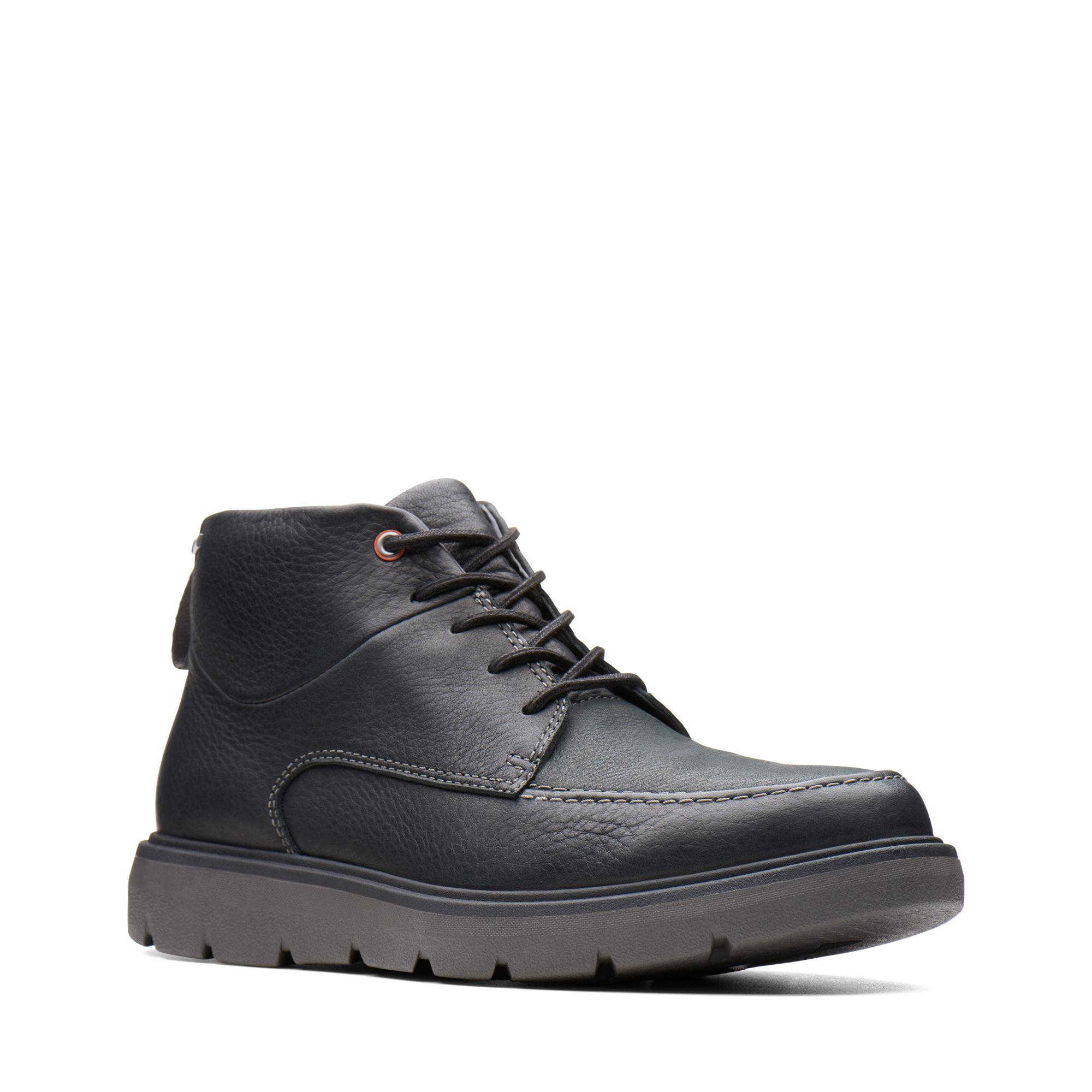 Clarks Leather Un Map Mid Gore-tex in Black Leather (Black) for Men - Lyst
