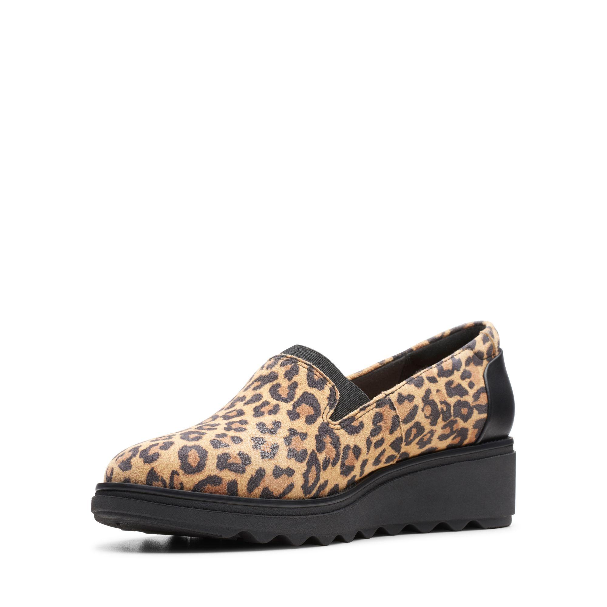 clarks sharon dolly leopard print