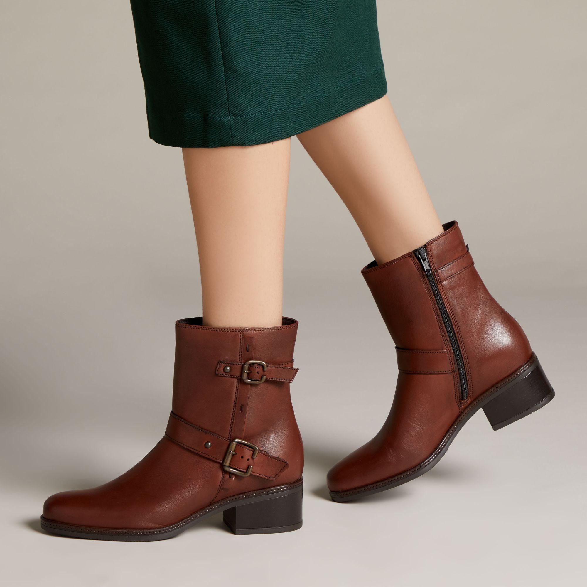clarks mascarpone biker boots