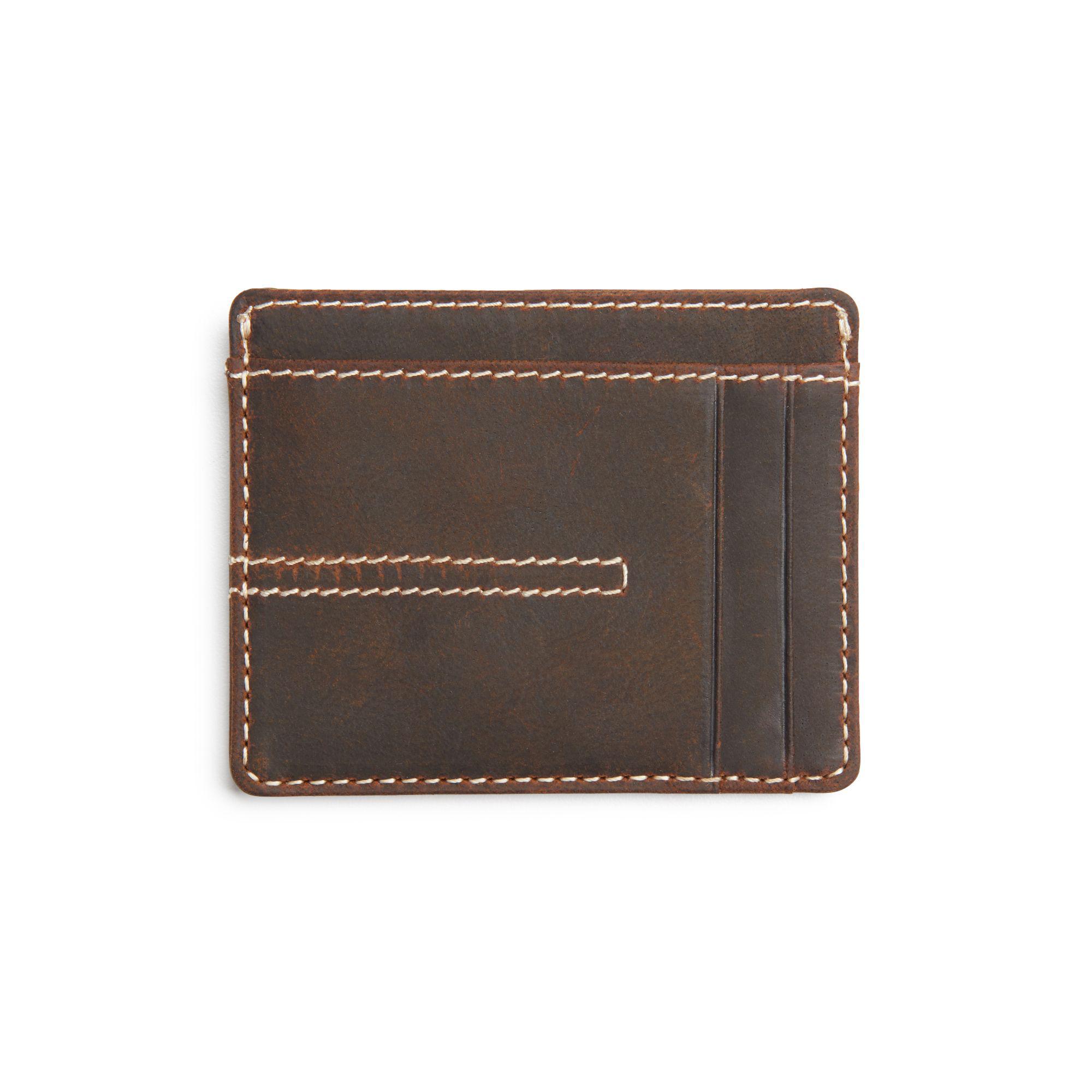 clarks leather wallet