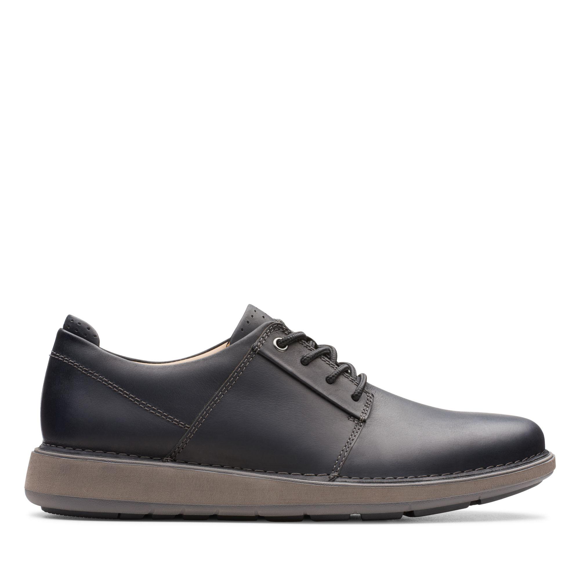 Clarks Un Larvik Lace in Black Leather (Black) for Men - Lyst