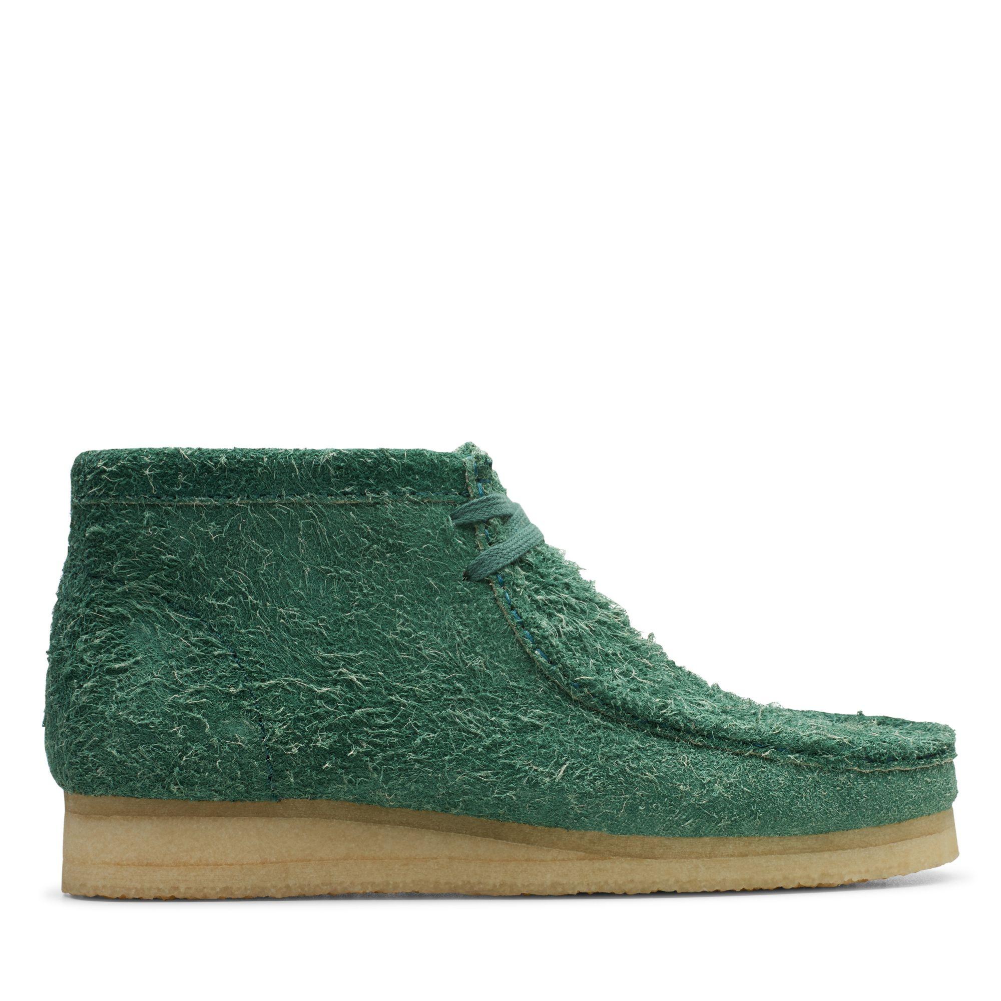 dark green wallabees