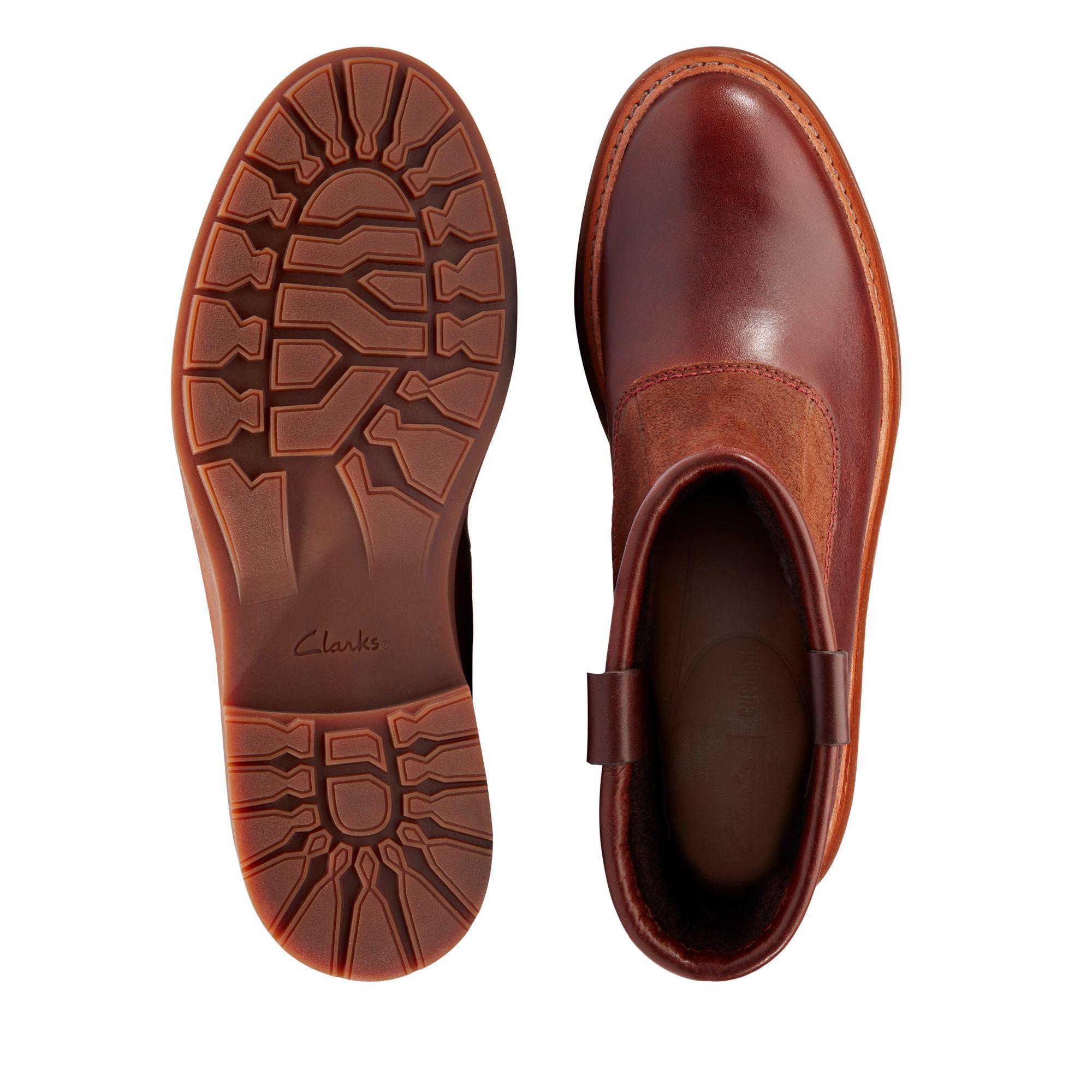 clarks trace fern boots