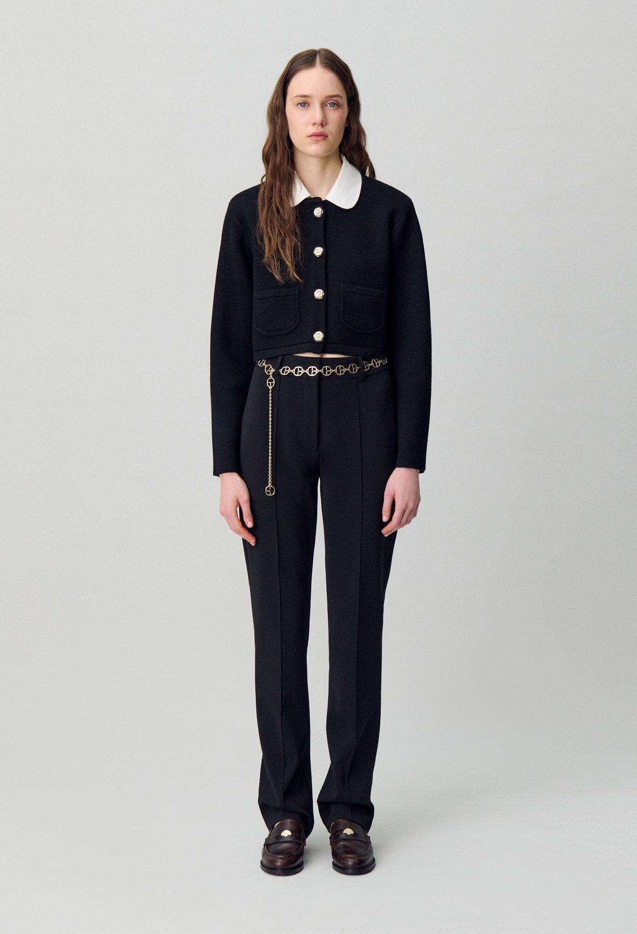 Claudie Pierlot Veste Ceinturee Veste Tailleur Combinaison