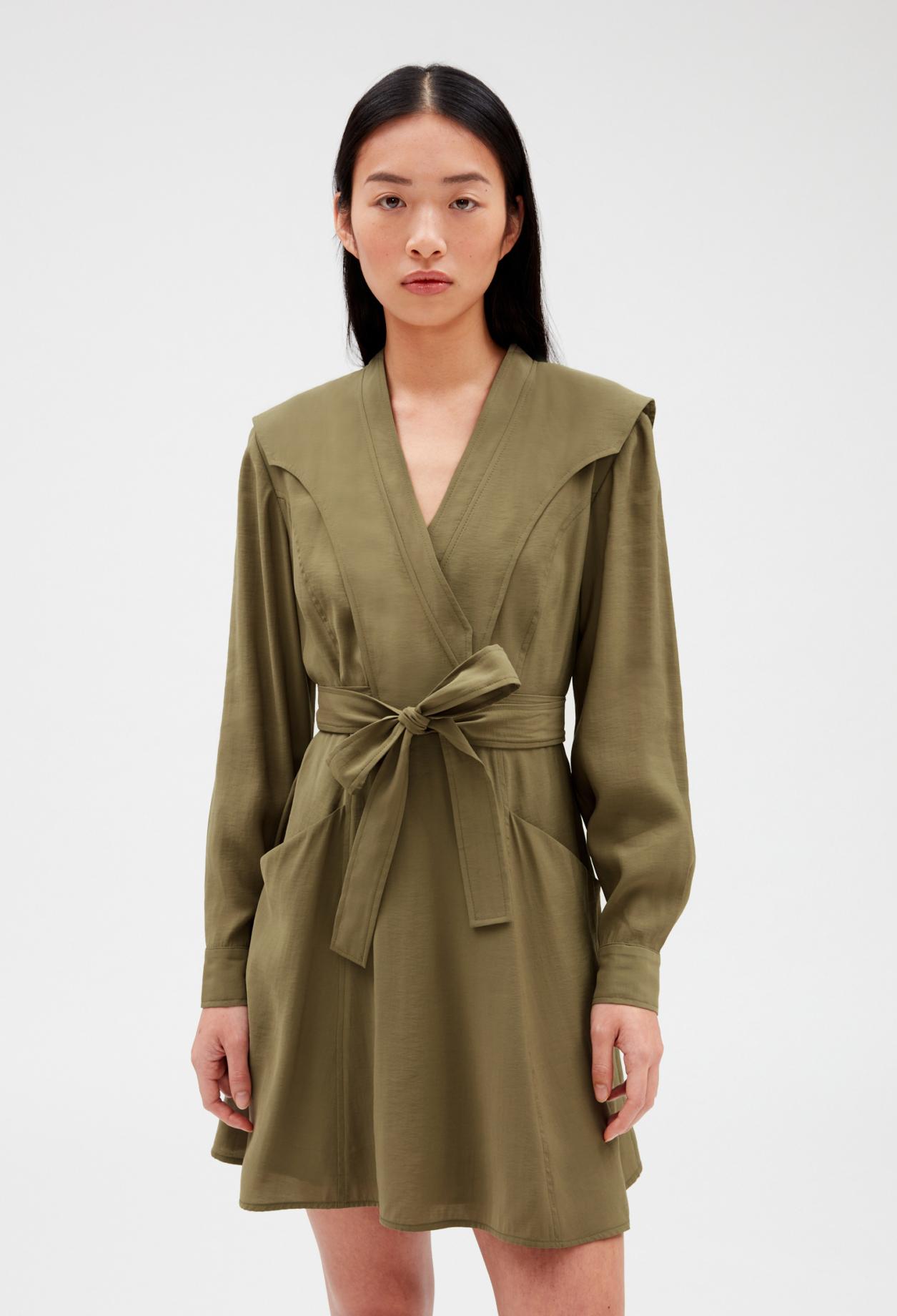 Robes Vert Claudie Pierlot pour femme Lyst
