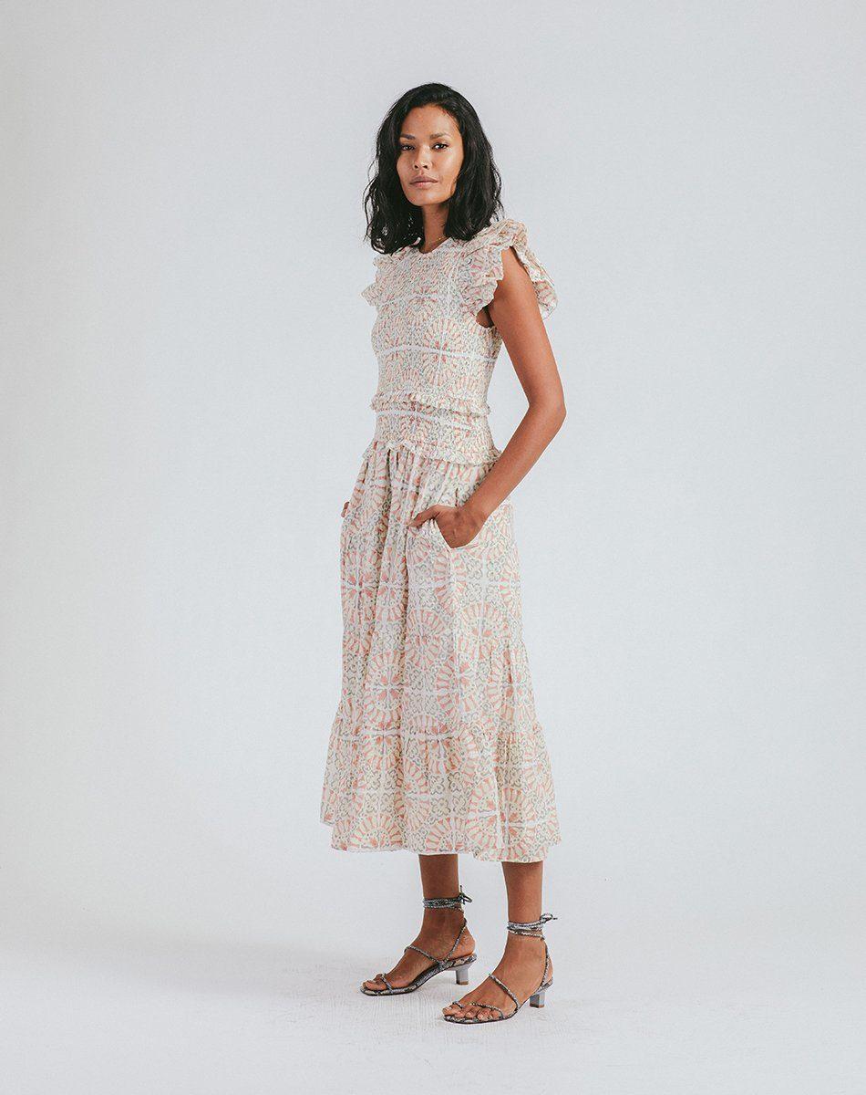 Cleobella Cotton Emmy Midi Dress | Tile ...