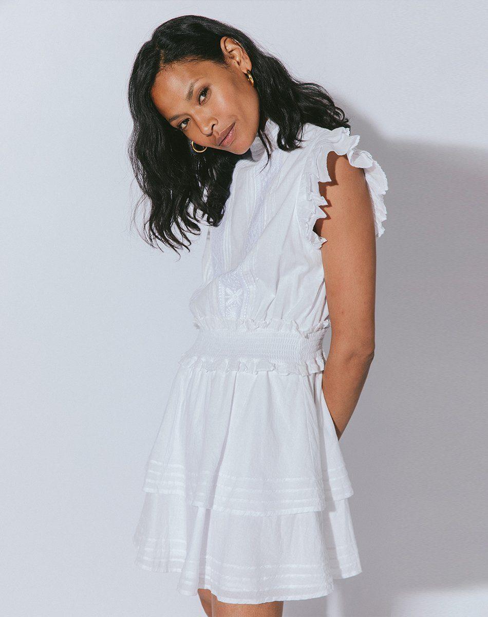 Cleobella Denim Versailles Mini Dress 