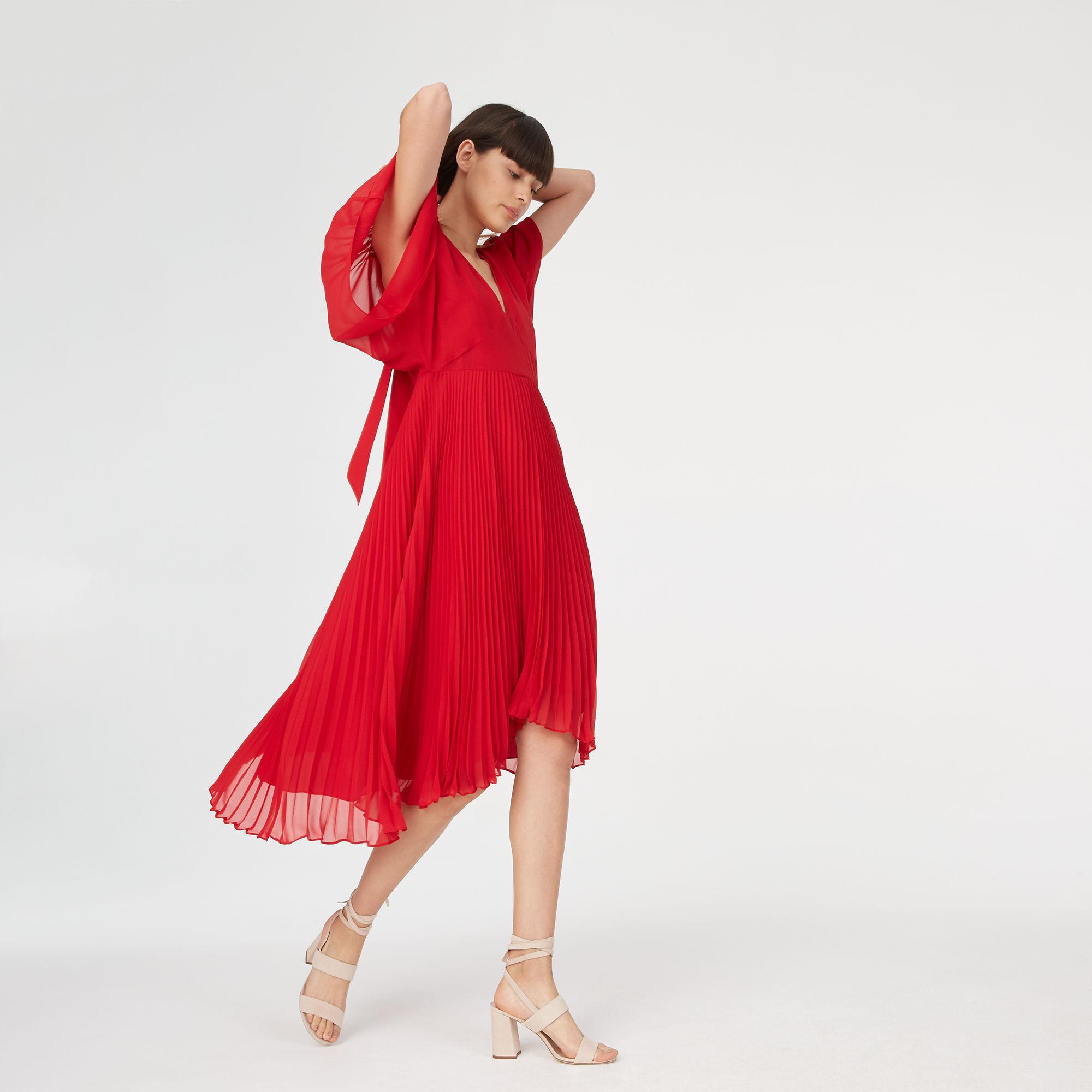 club monaco red dress