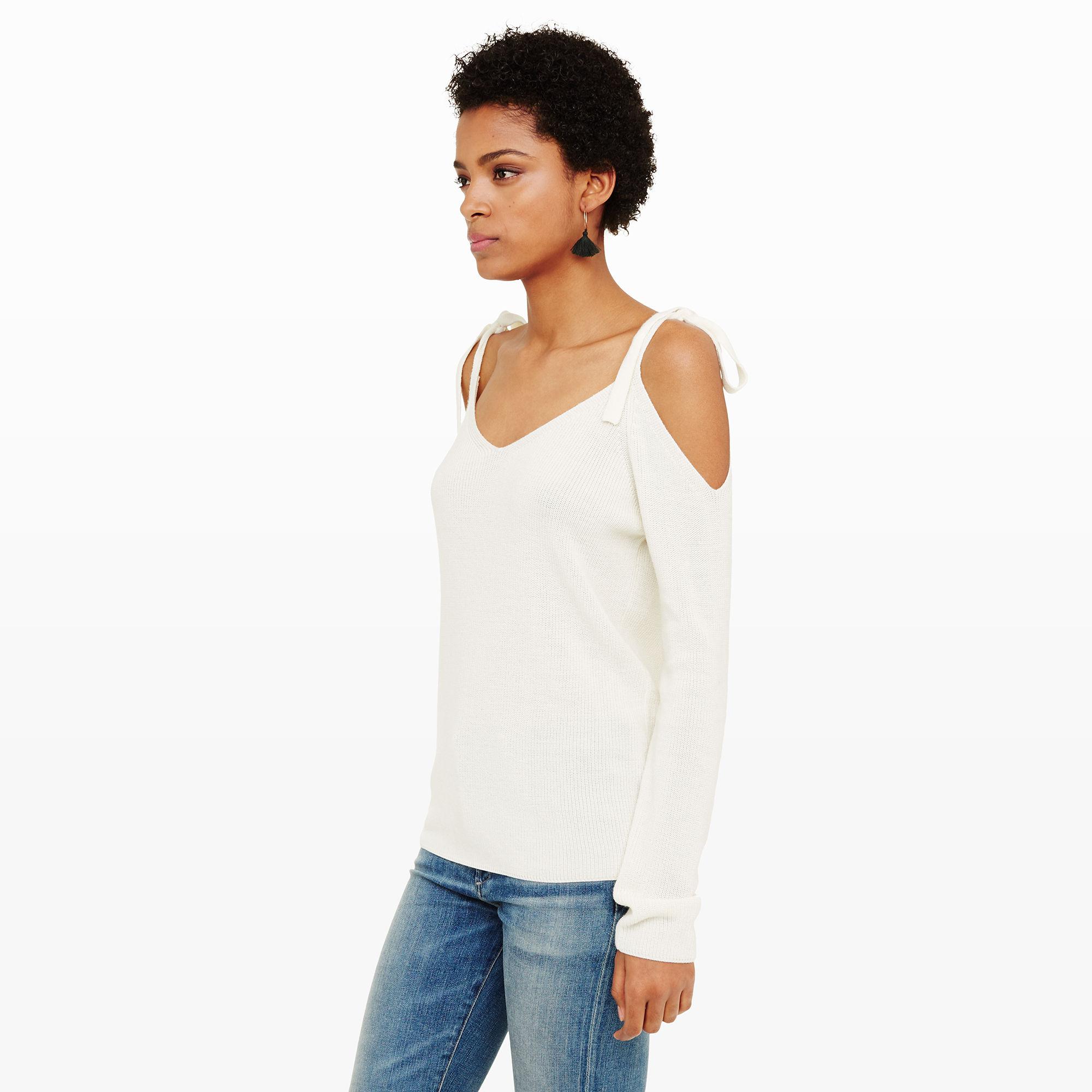 club monaco white sweater