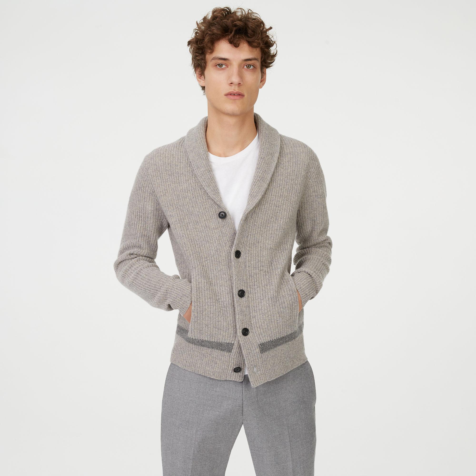 merino shawl cardigan