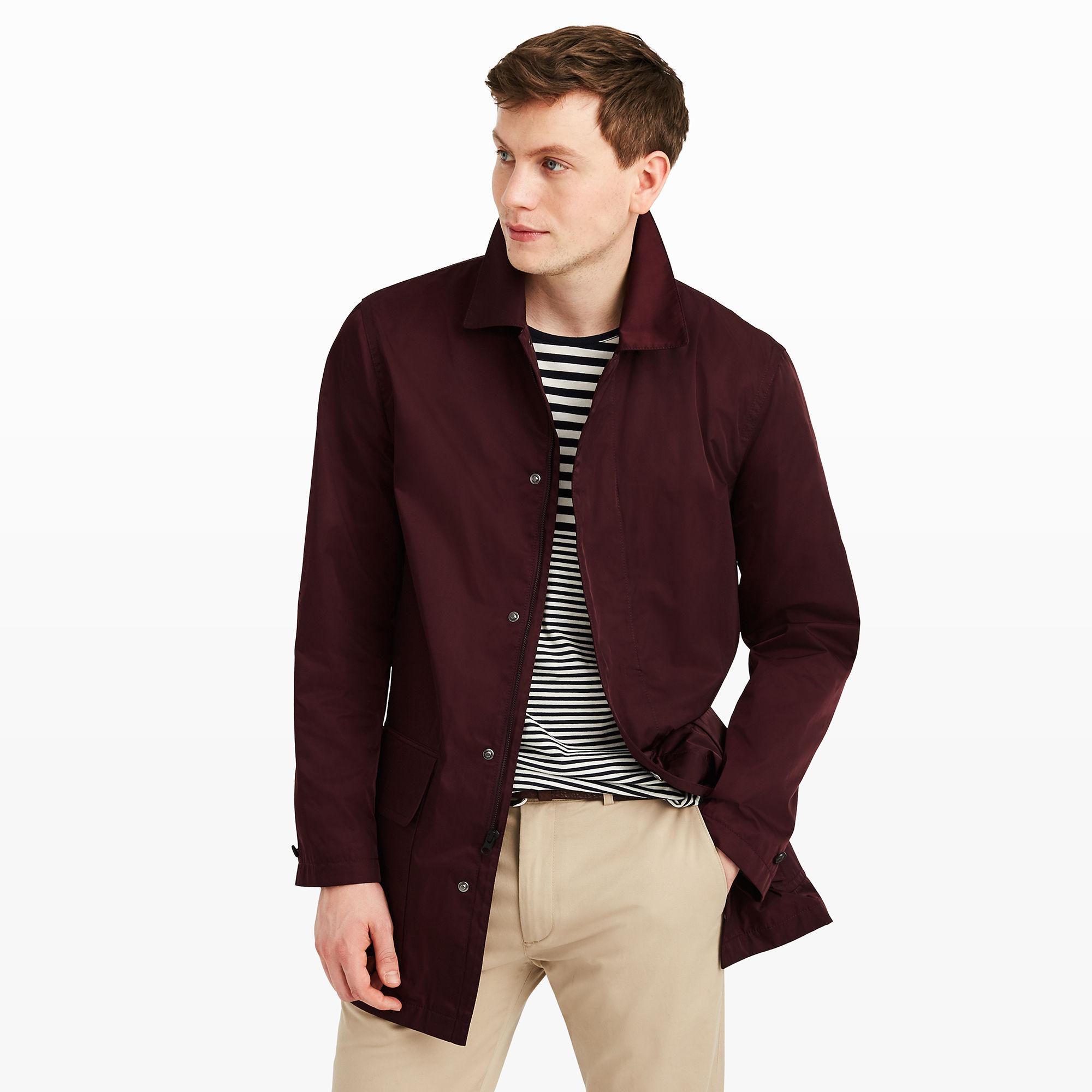 club monaco burgundy coat