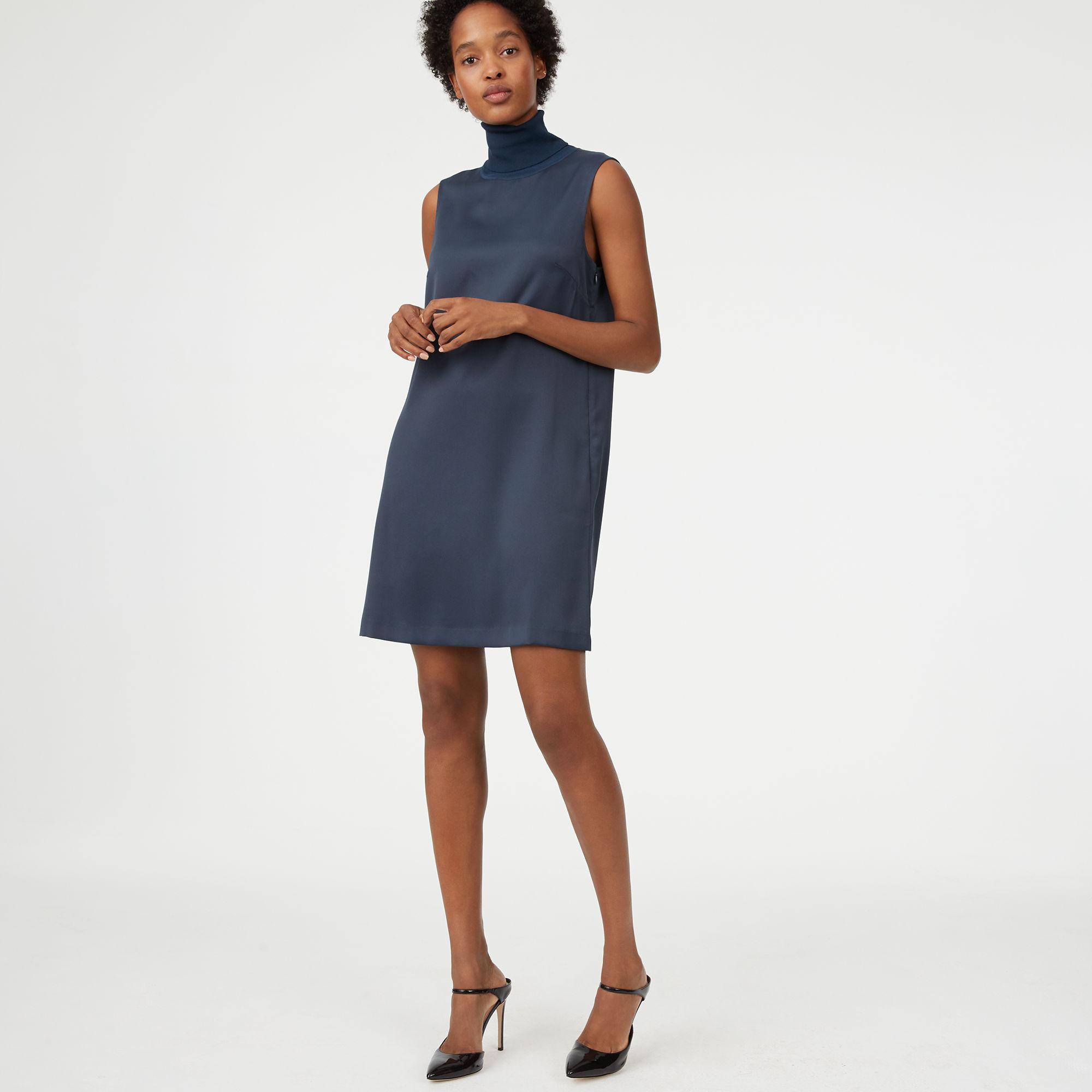 club monaco jourdan dress Synthetic in Turtleneck sleeveless Color:Picture Ivory YGroup_kelda-dress Suzhoufashion Plus Size Beach A sleek silhouette and