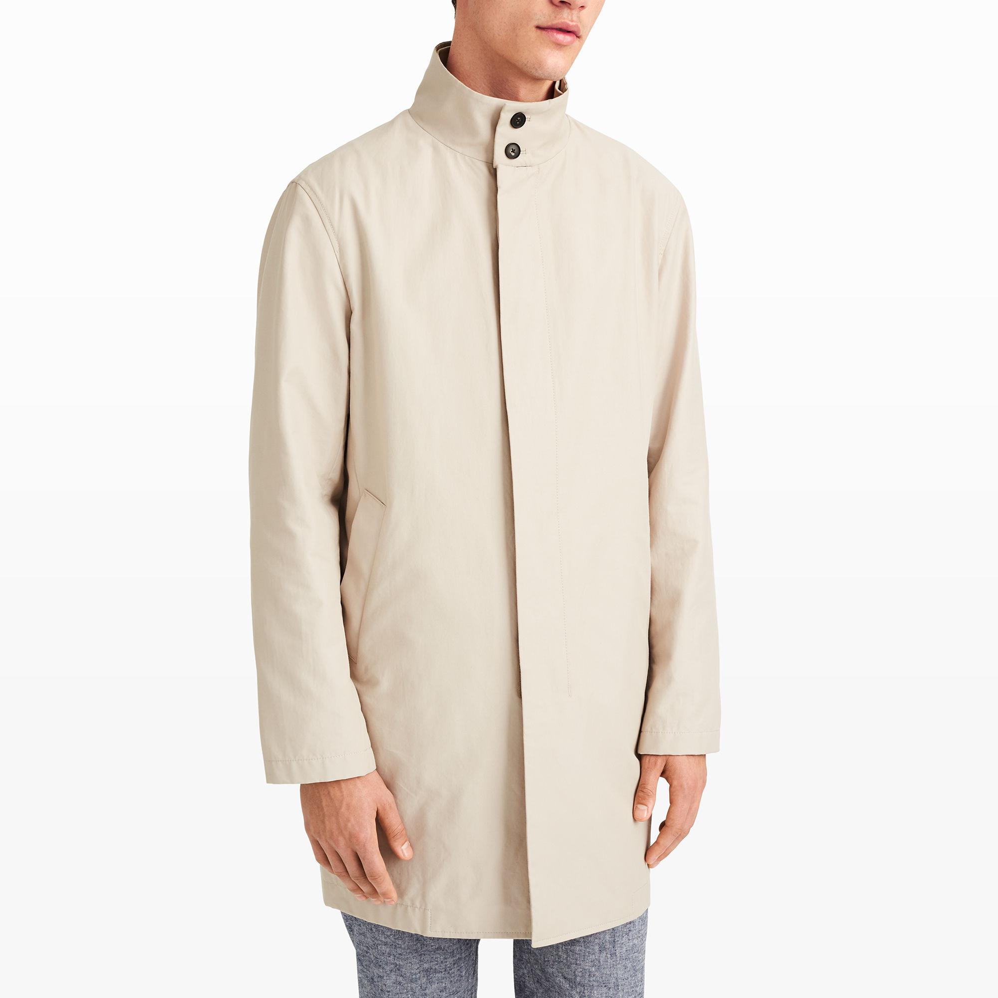 club monaco lightweight funnel mac coat