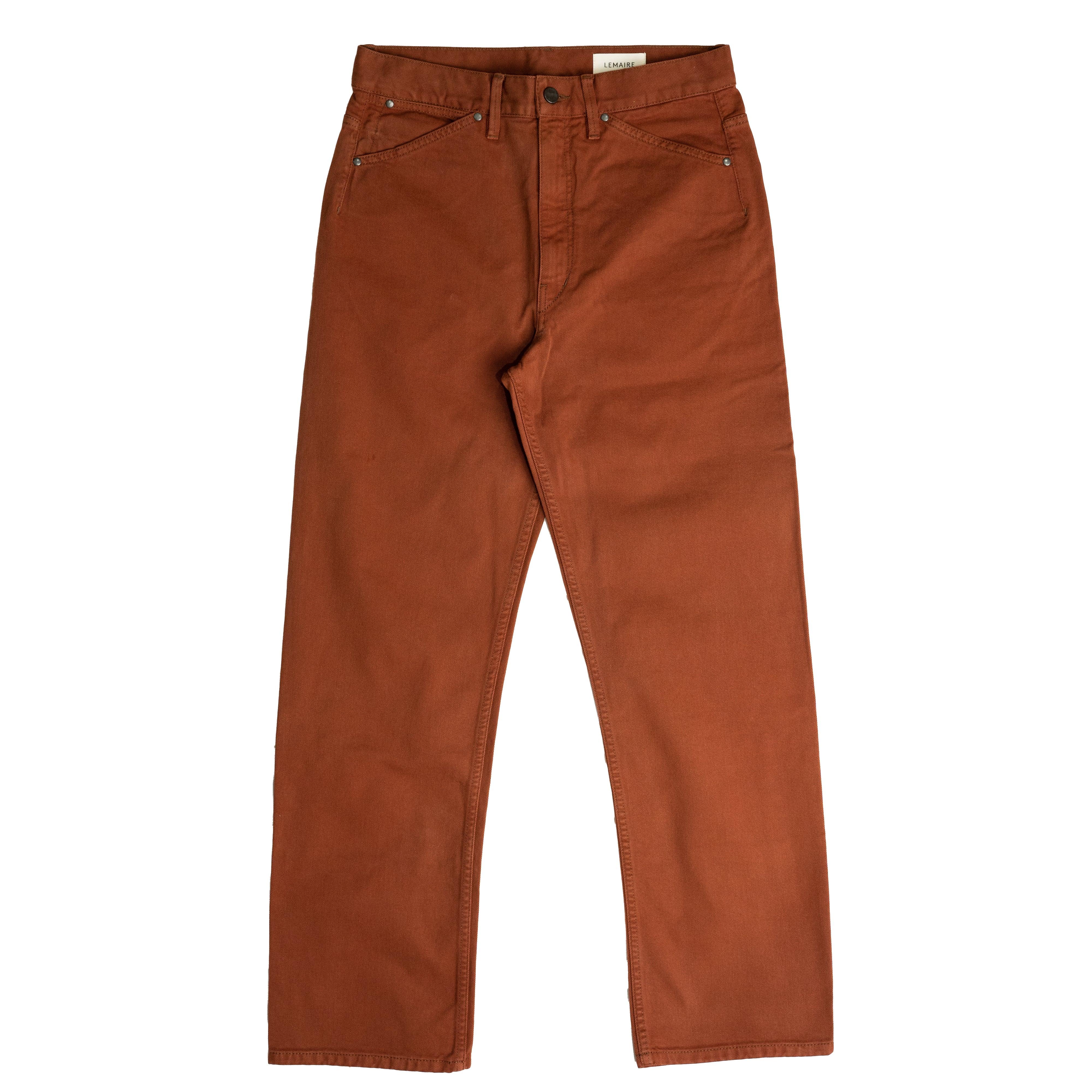 Lemaire Seamless Jeans in Brown for Men | Lyst