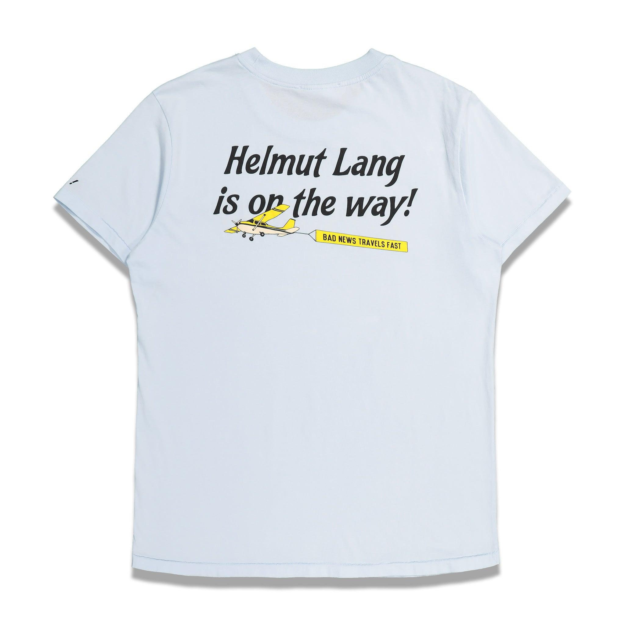 blue helmut lang t shirt