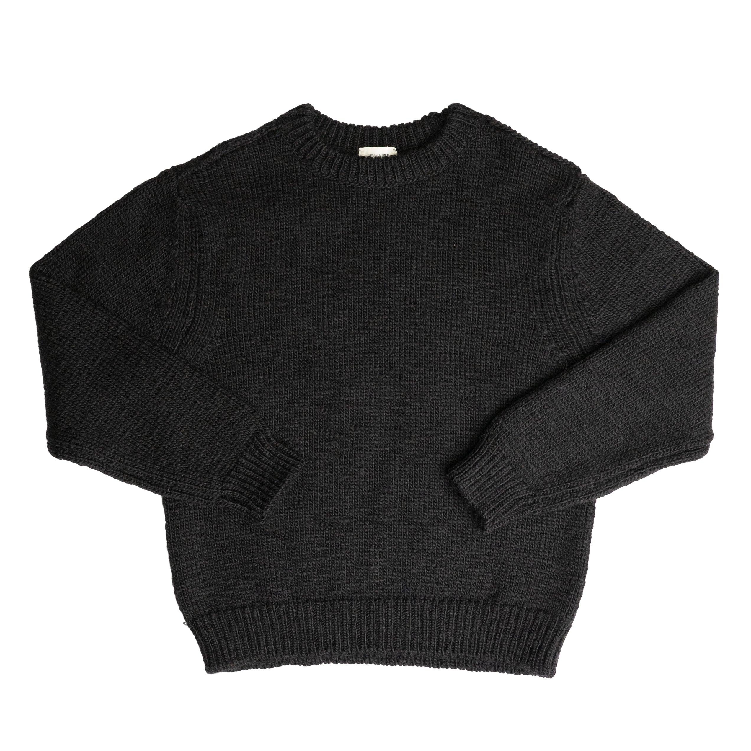 Lemaire Chunky Sweater in Black for Men | Lyst