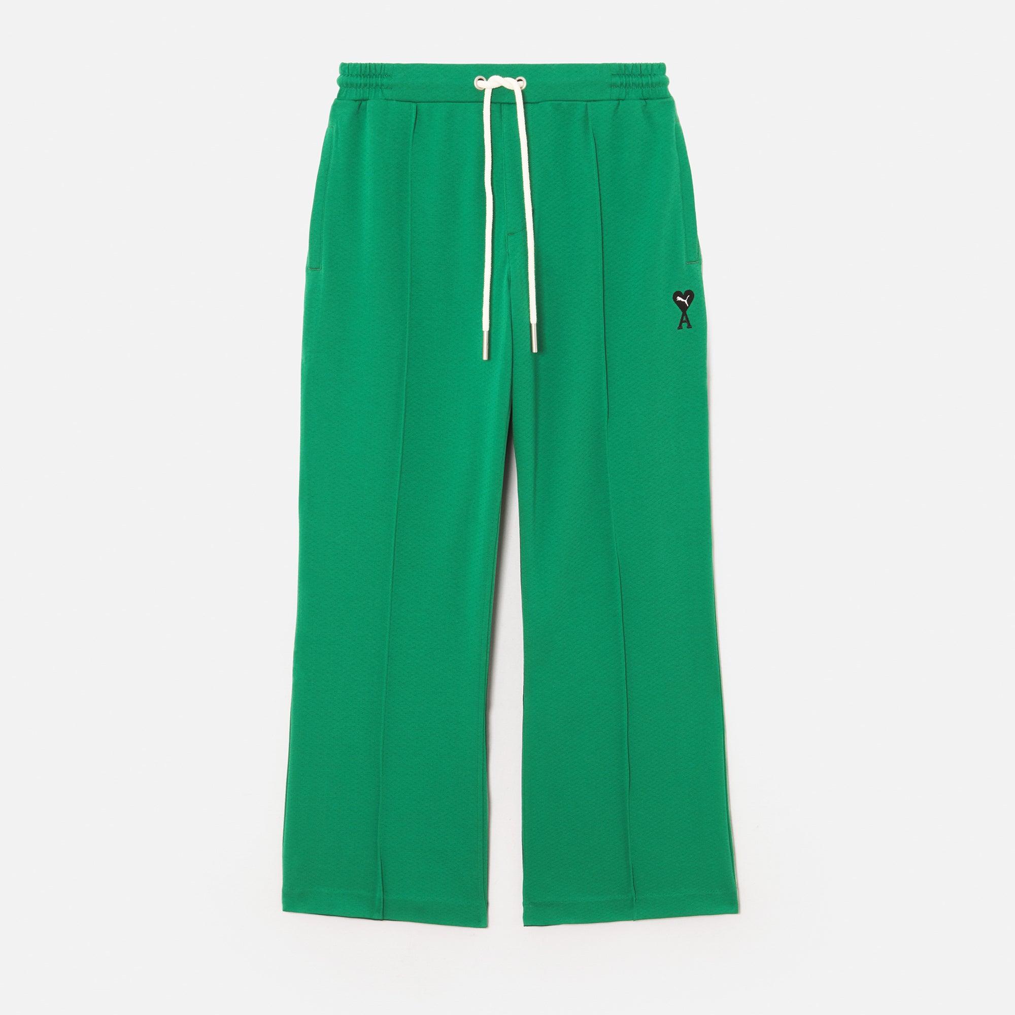 PUMA Cotton X Ami Wide Pants in Green for Men | Lyst