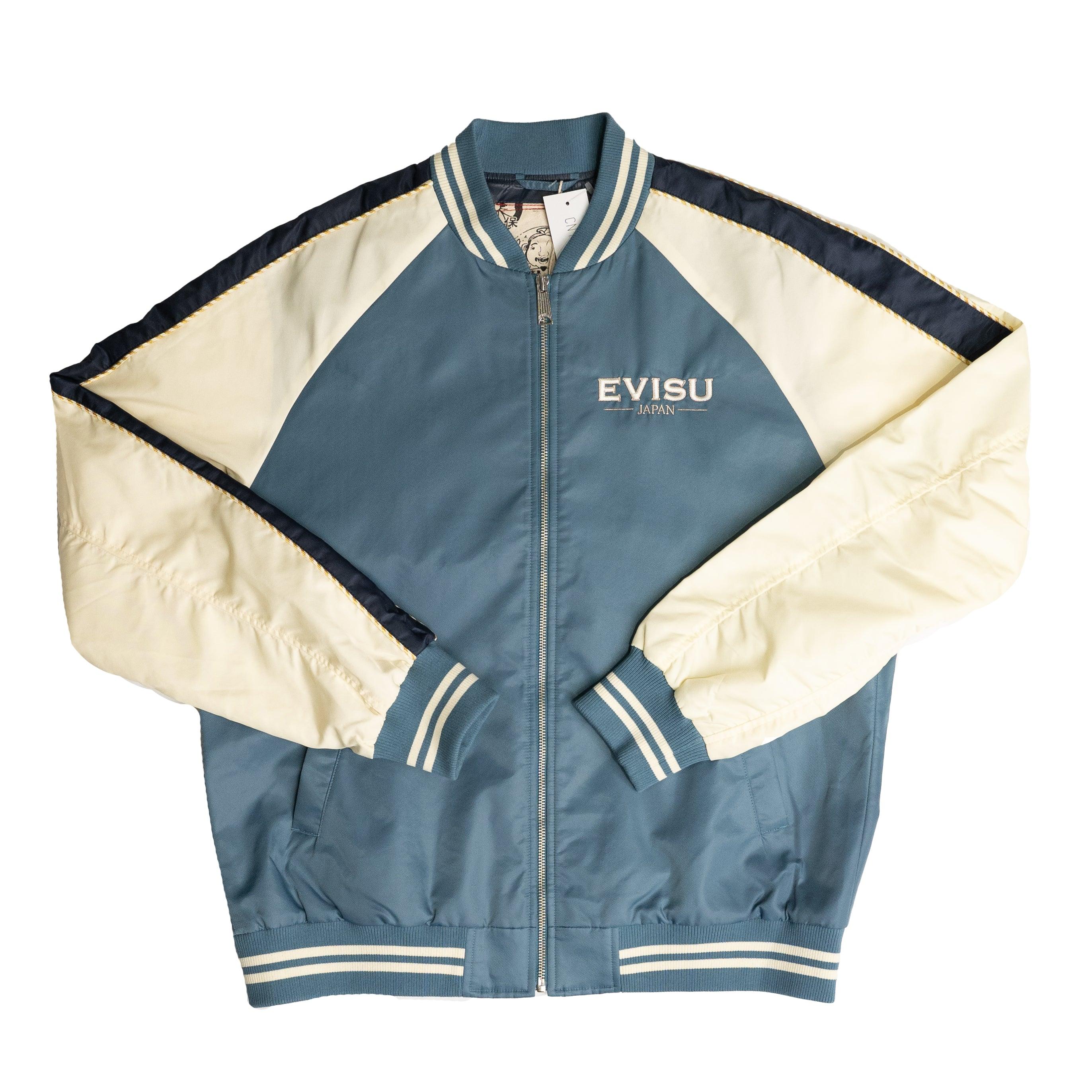 Evisu God Of Fortune Souvenir Jacket in Blue for Men | Lyst