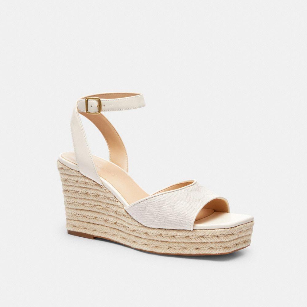 【Coach】Espadrille Wedge ウェッジサンダル ◆国内発送◆ Women's COACH Wedge sandals | Lyst