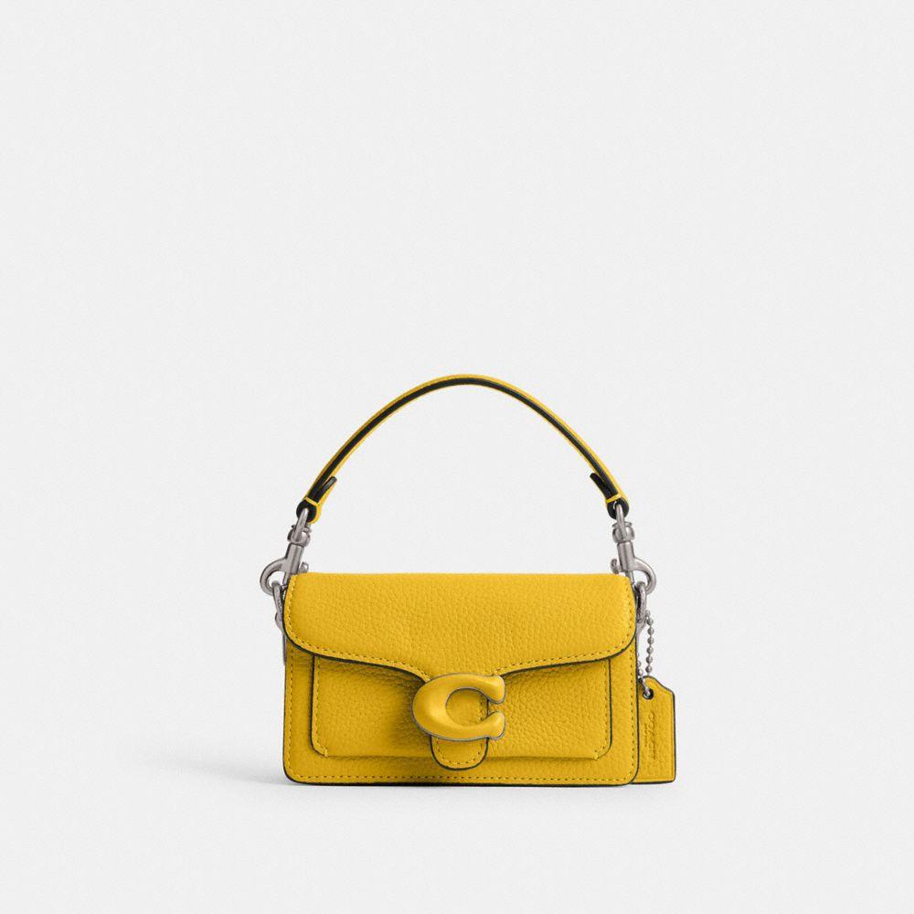 COACH Tabby Bag 12 in Yellow Lyst