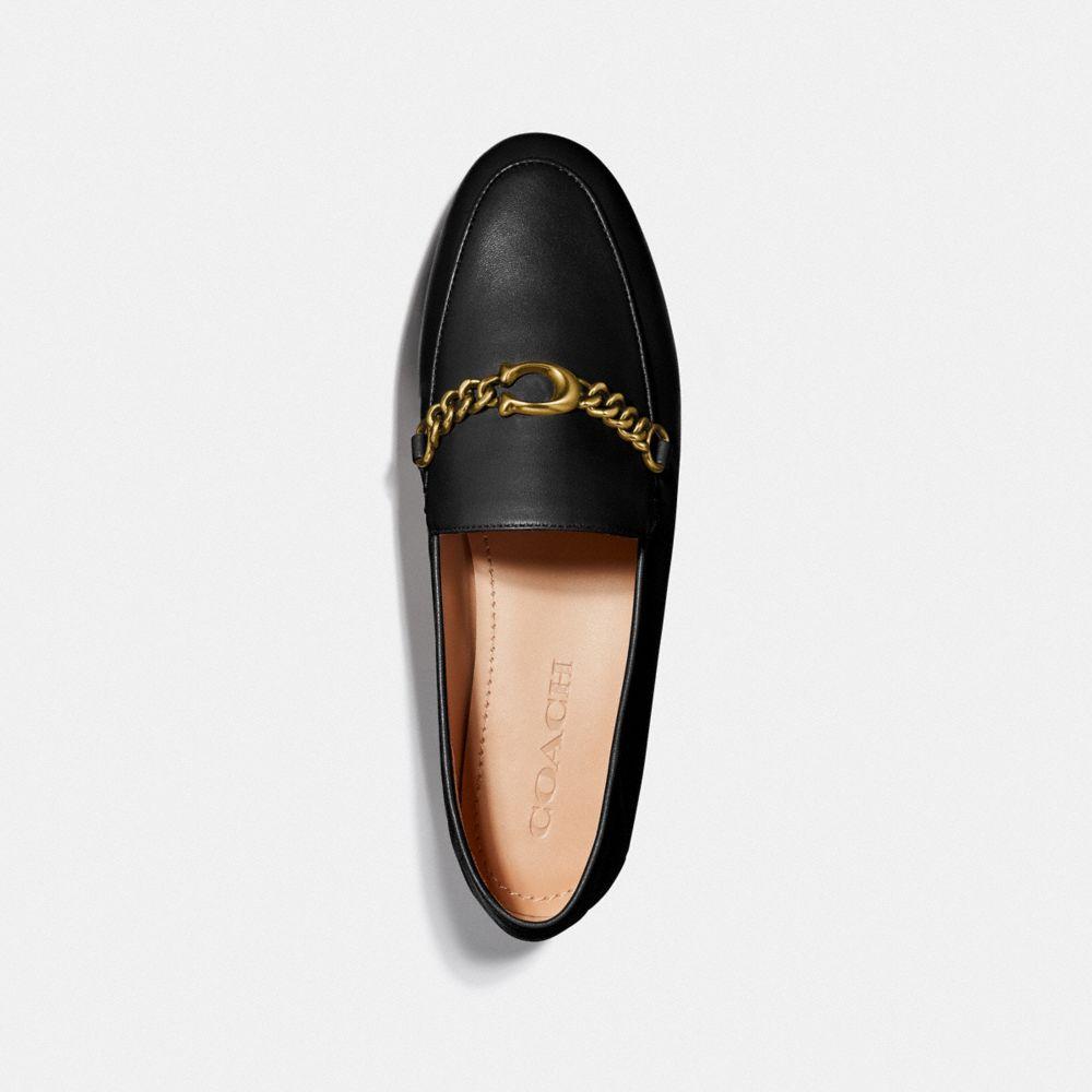 coach helena chain loafer