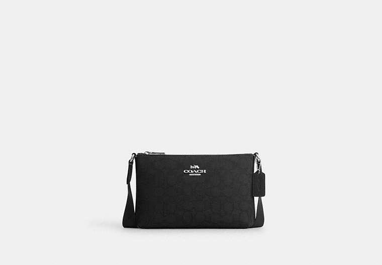 Coach black and silver crossbody sale