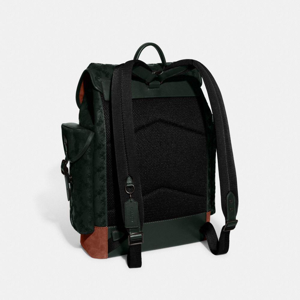 COACH Hitch Backpack With Horse And Carriage in Blue for Men