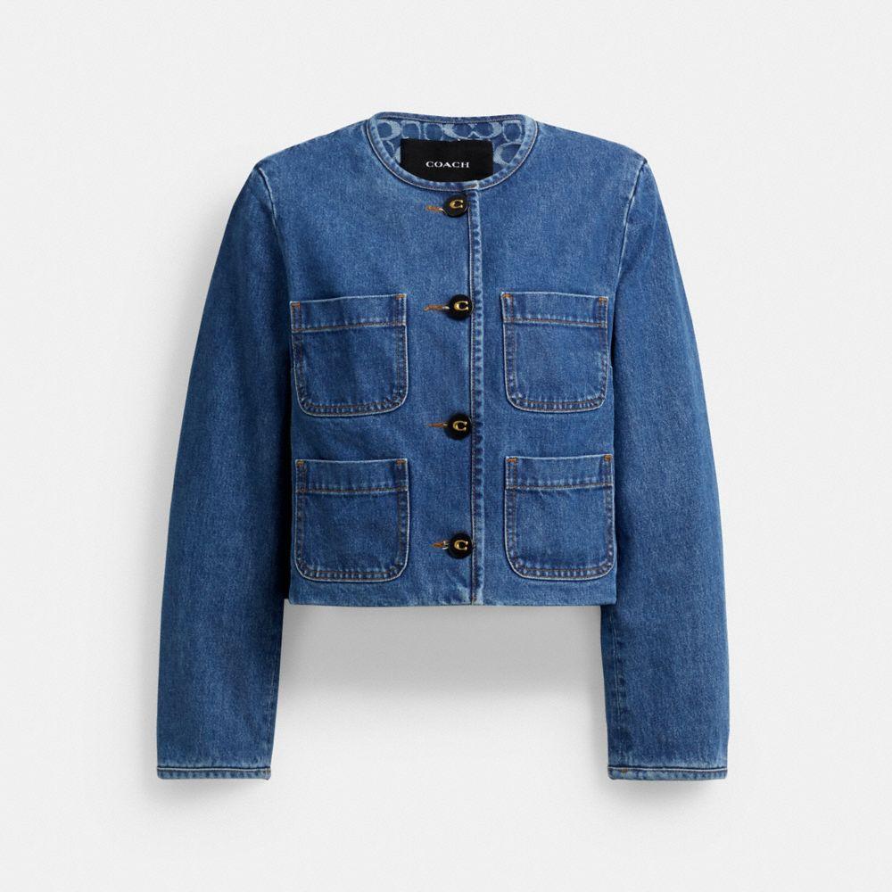 COACH Jean and denim jackets for Women | Online Sale up to