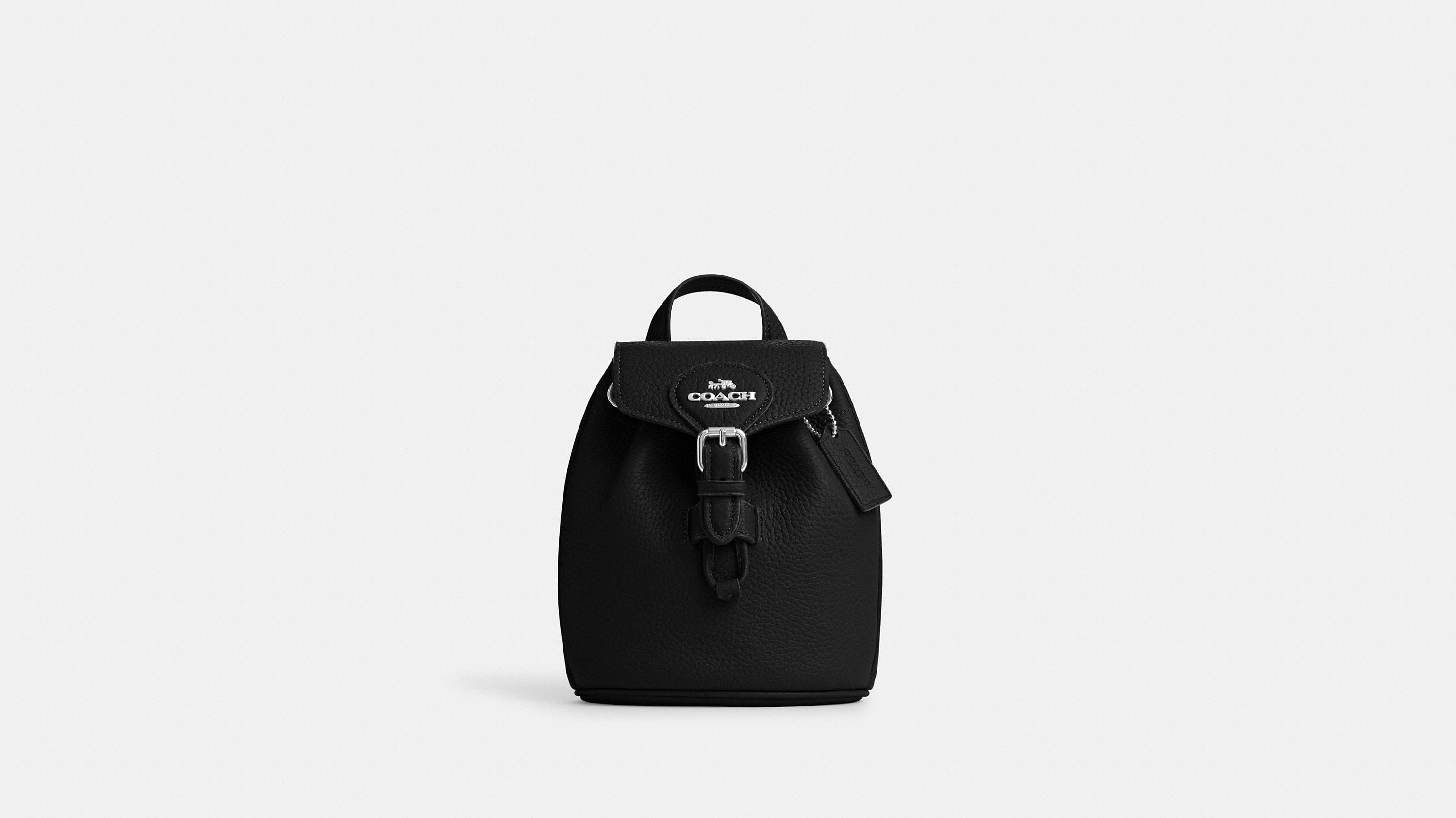 COACH Amelia Convertible Backpack in Black | Lyst UK