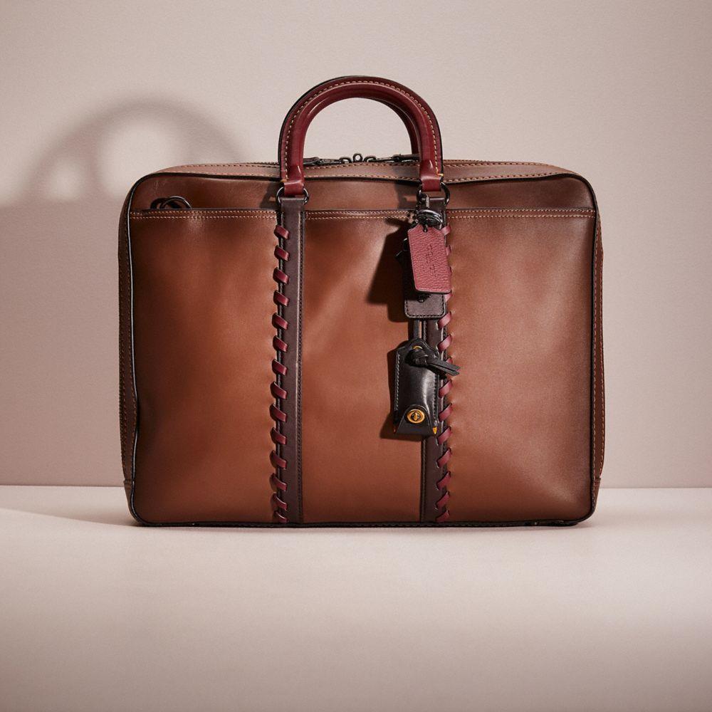 Coach metropolitan slim brief hot sale