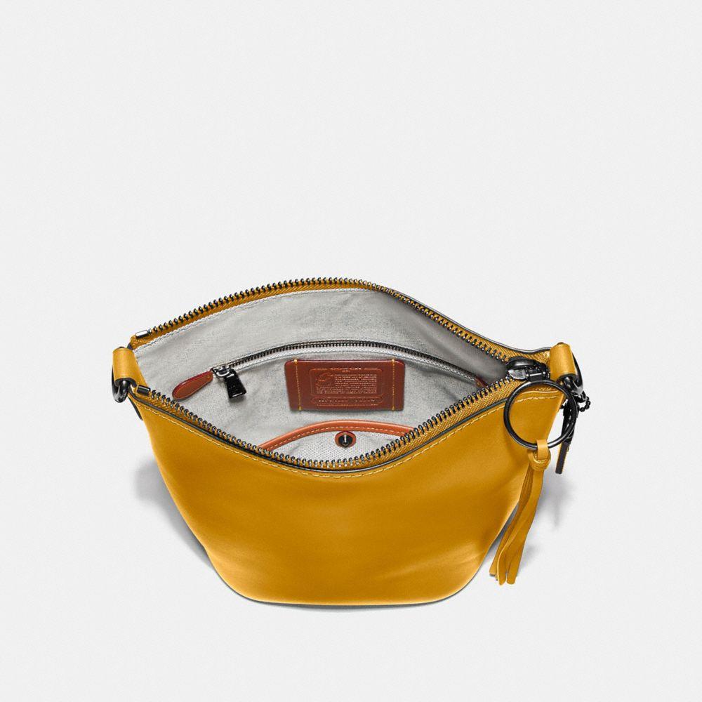 COACH Leather Duffle 20 in Yellow Lyst