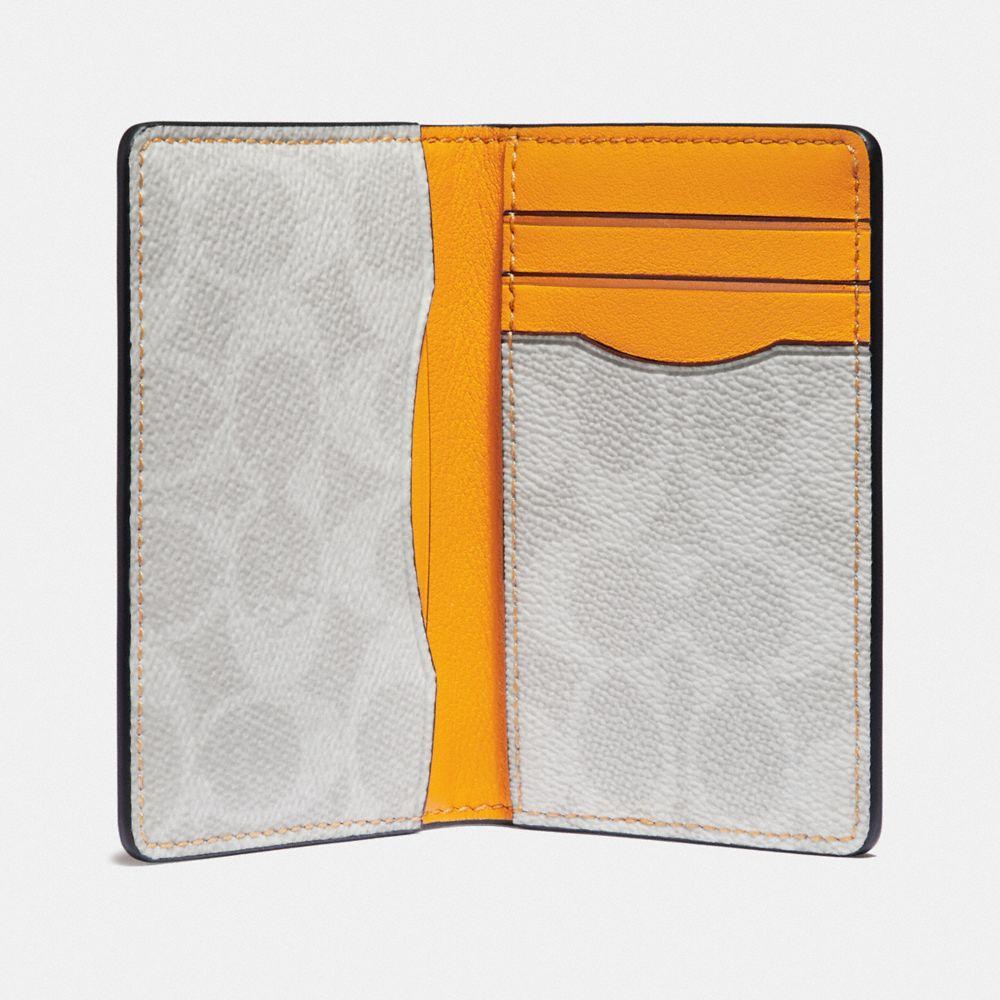 Coach signature canvas outlet wallet
