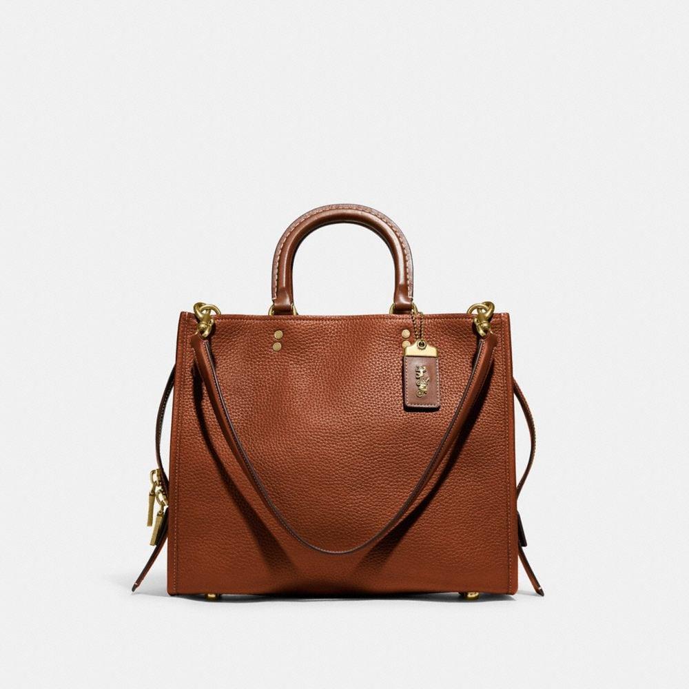 COACH Leather Rogue In Colorblock in Brown | Lyst